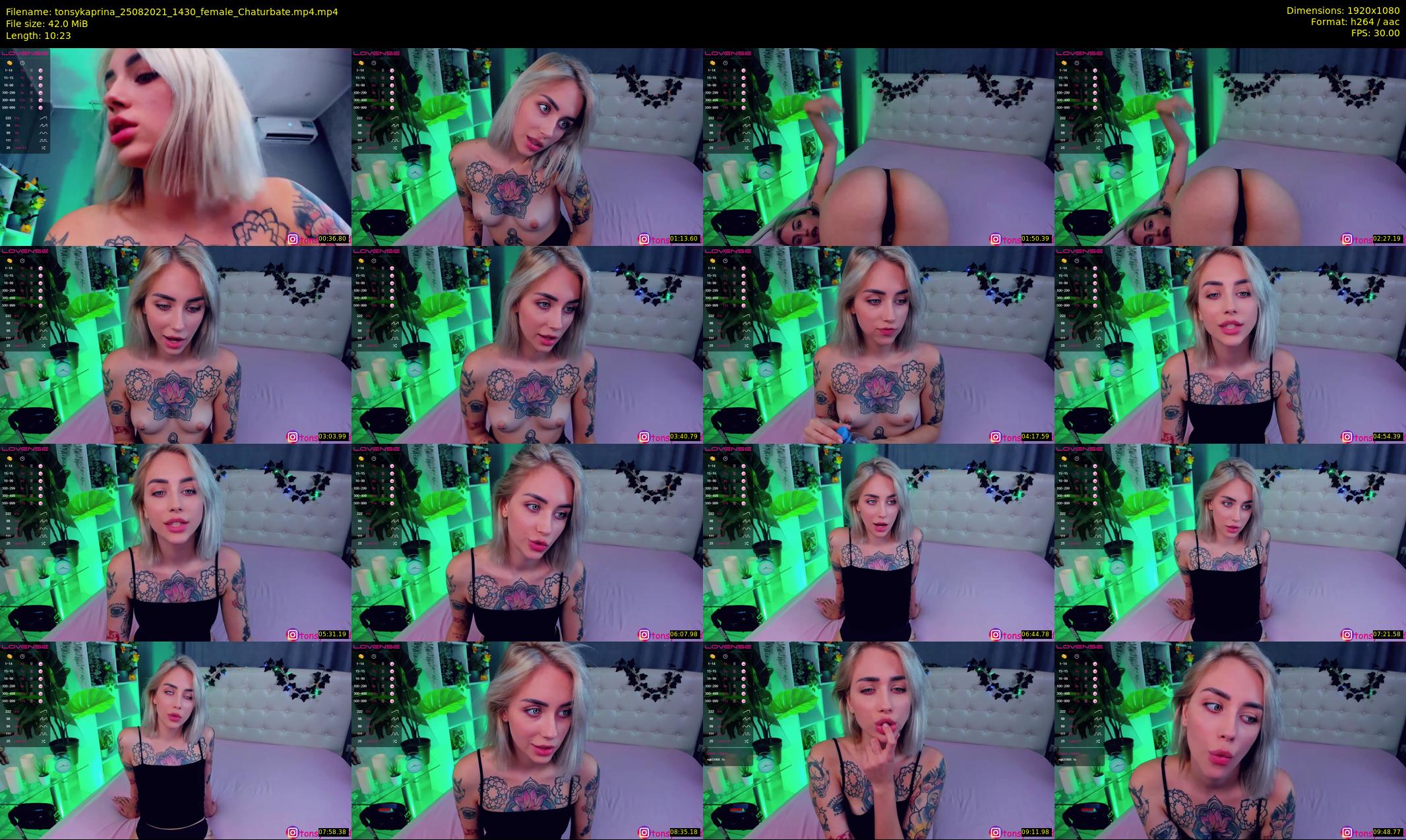 tonsykaprina — 11 minute Chaturbate couple cam show recording, 1080p, Aug 25, 2021