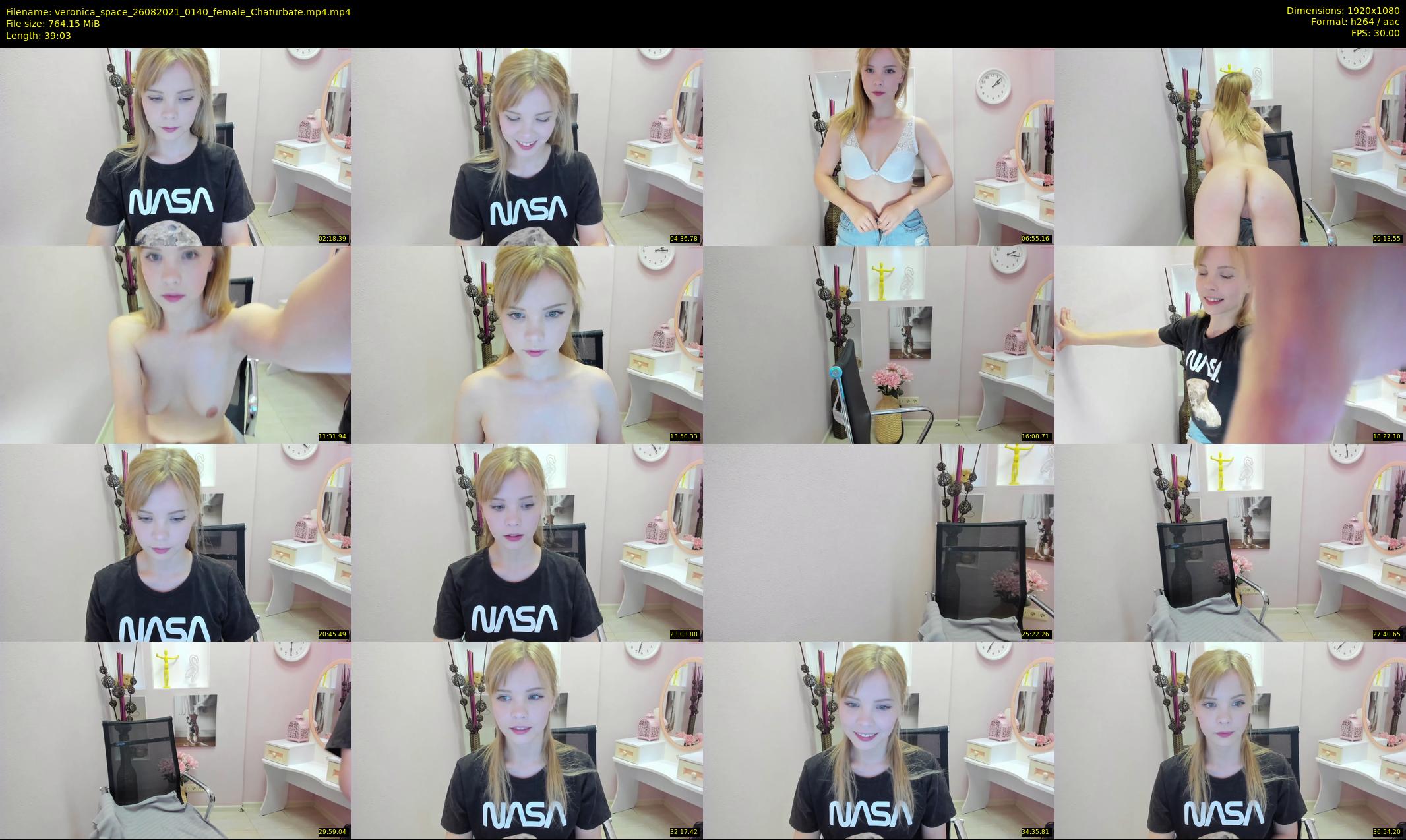 veronica_space — 40 minute Chaturbate female cam show recording, 1080p, Aug 26, 2021