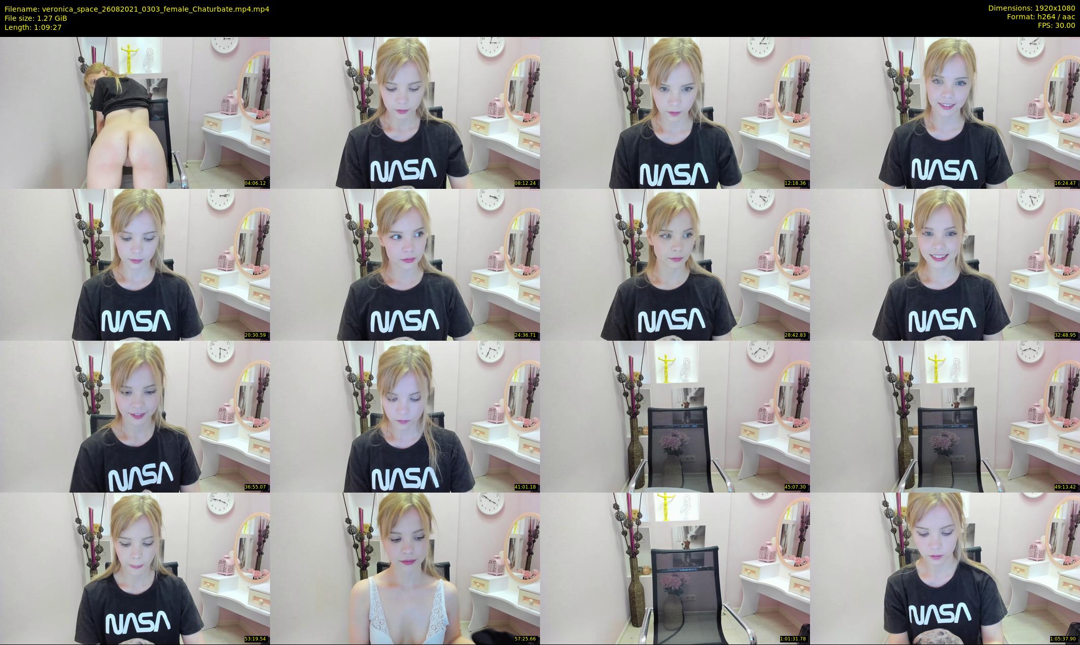 veronica_space — 70 minute Chaturbate female cam show recording, 1080p, Aug 26, 2021