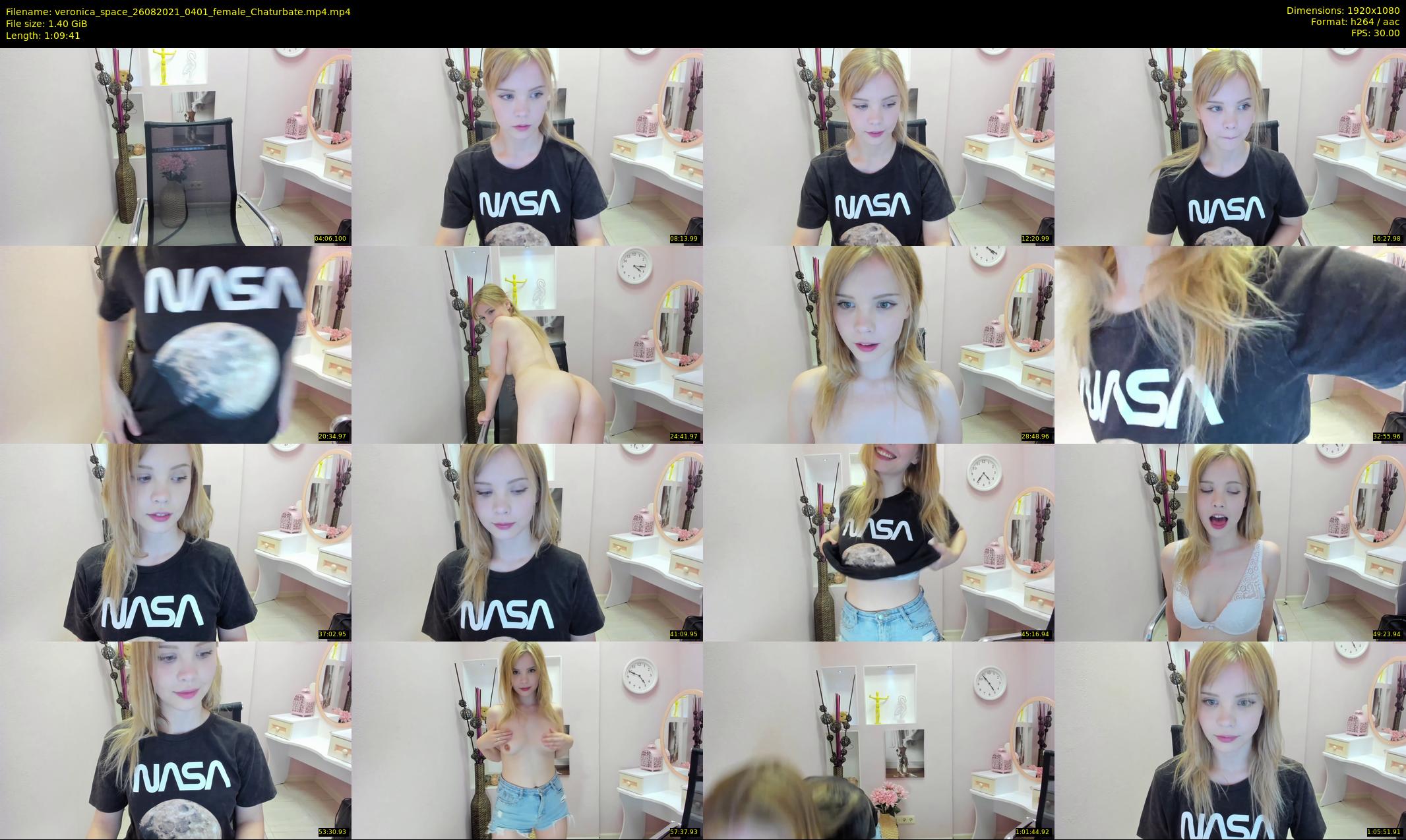 veronica_space — 70 minute Chaturbate female cam show recording, 1080p, Aug 26, 2021