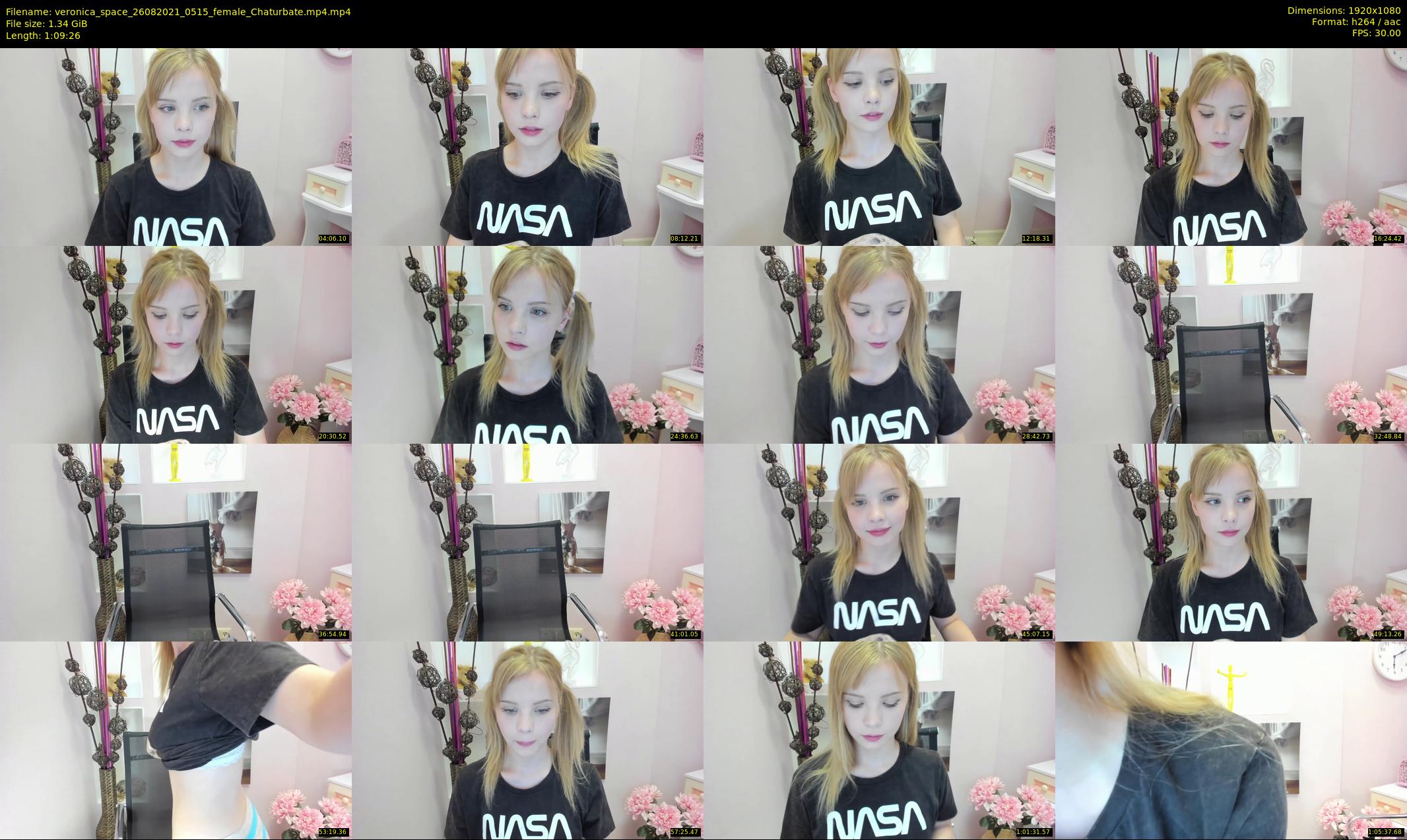 veronica_space — 70 minute Chaturbate female cam show recording, 1080p, Aug 26, 2021