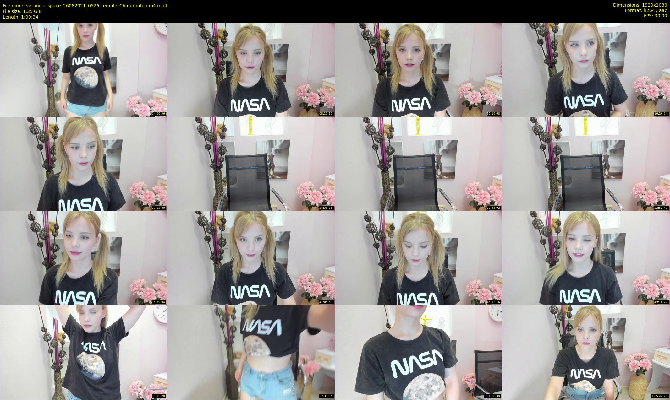 veronica_space — 70 minute Chaturbate female cam show recording, 1080p, Aug 26, 2021