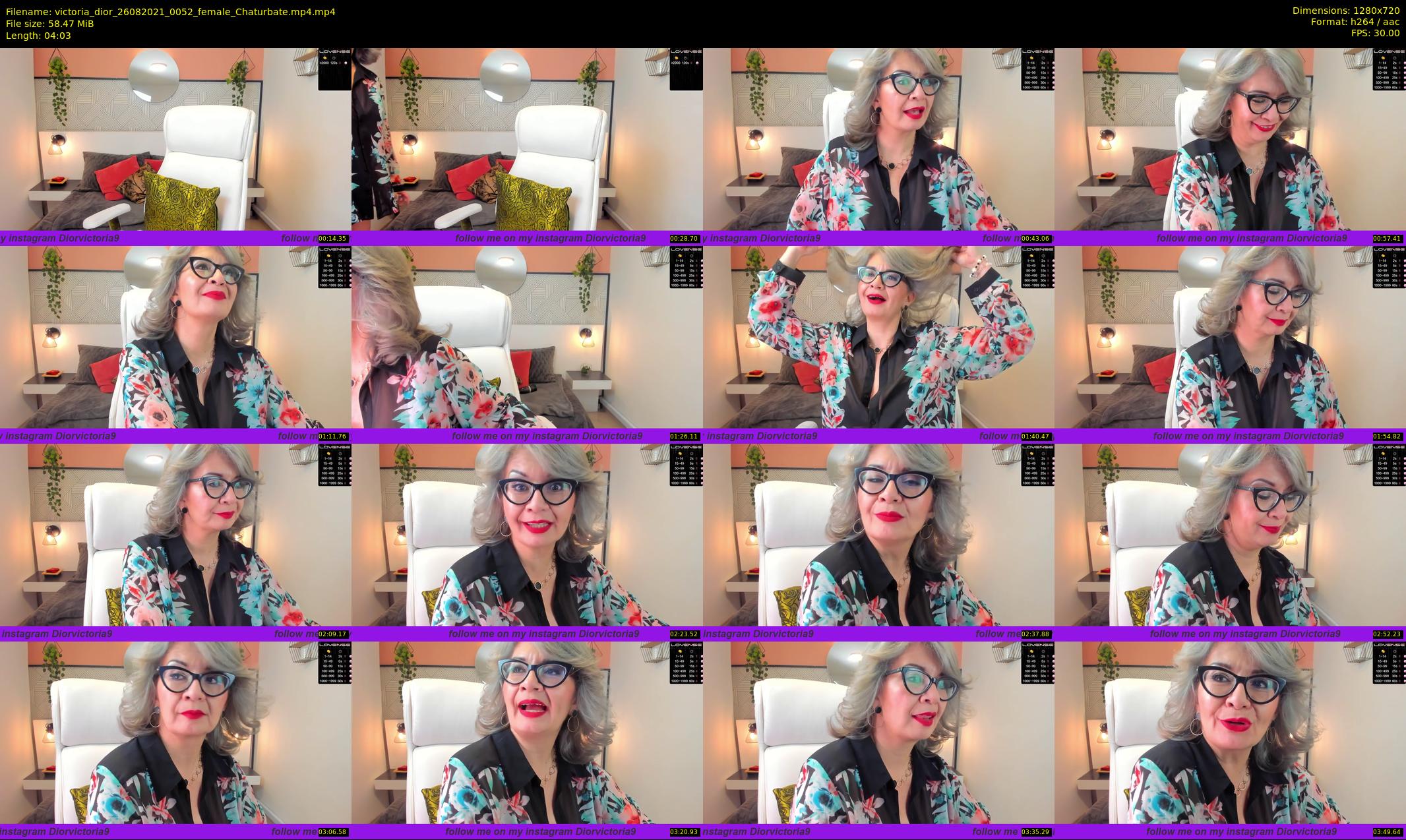 victoria_dior — 5 minute Chaturbate female cam show recording, 720p, Aug 26, 2021