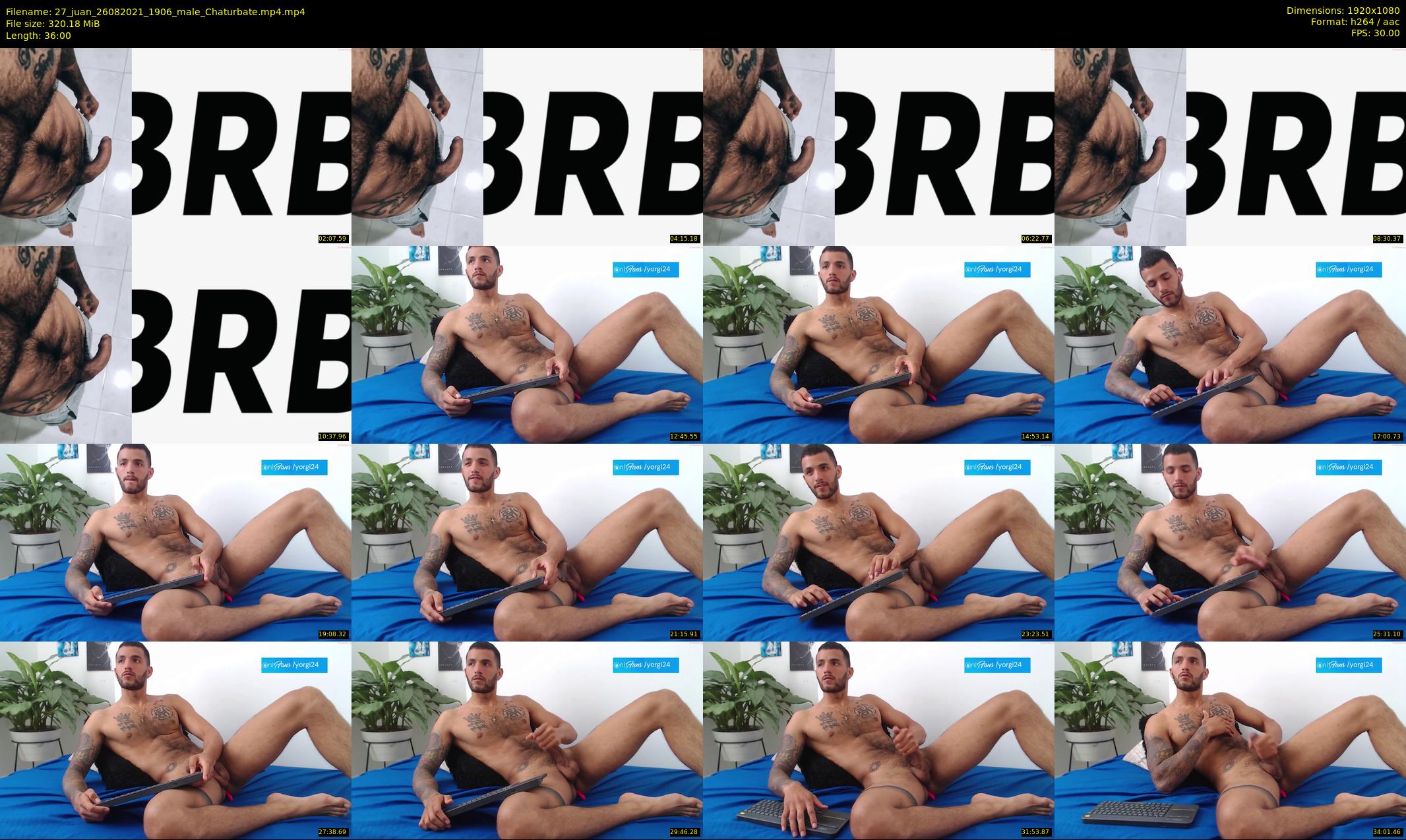 27_juan — 36 minute Chaturbate male cam show recording, 1080p, Aug 26, 2021
