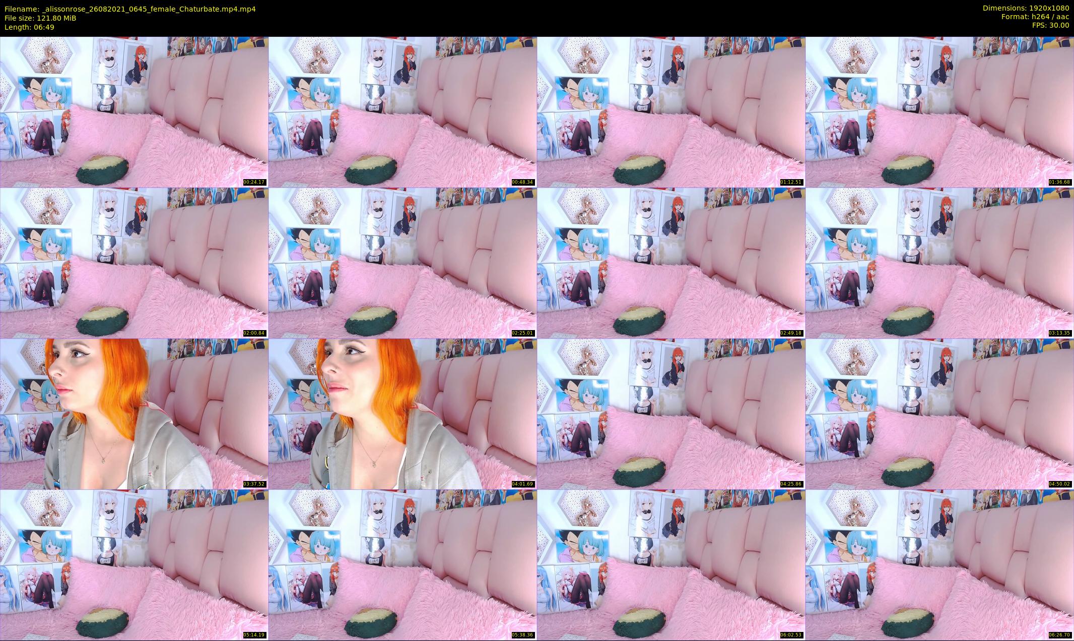_alissonrose — 7 minute Chaturbate female cam show recording, 1080p, Aug 26, 2021