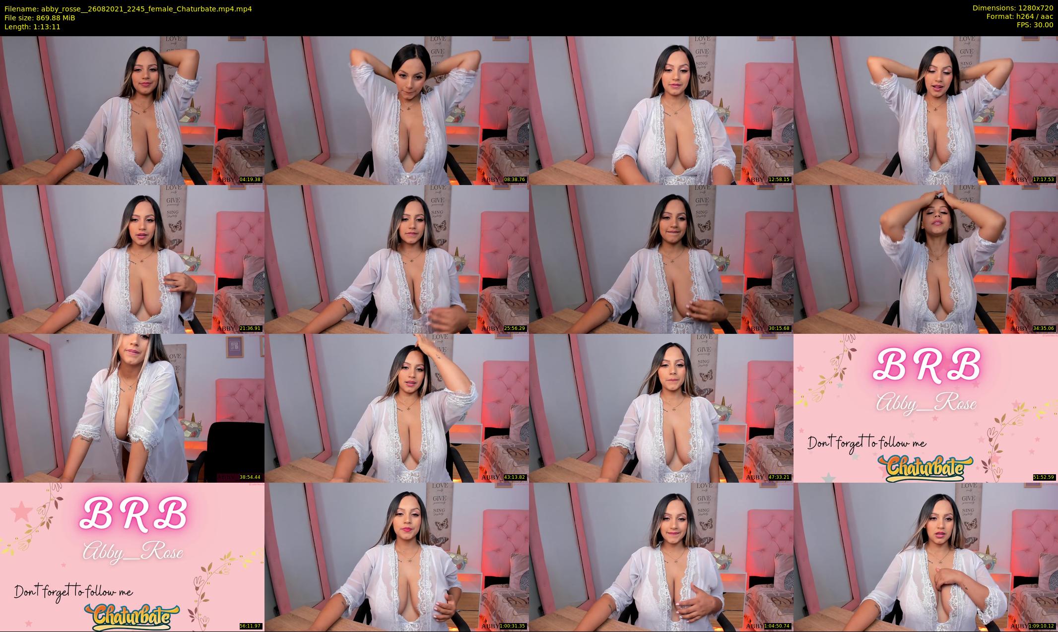 abby_rosse_ — 74 minute Chaturbate female cam show recording, 720p, Aug 26, 2021