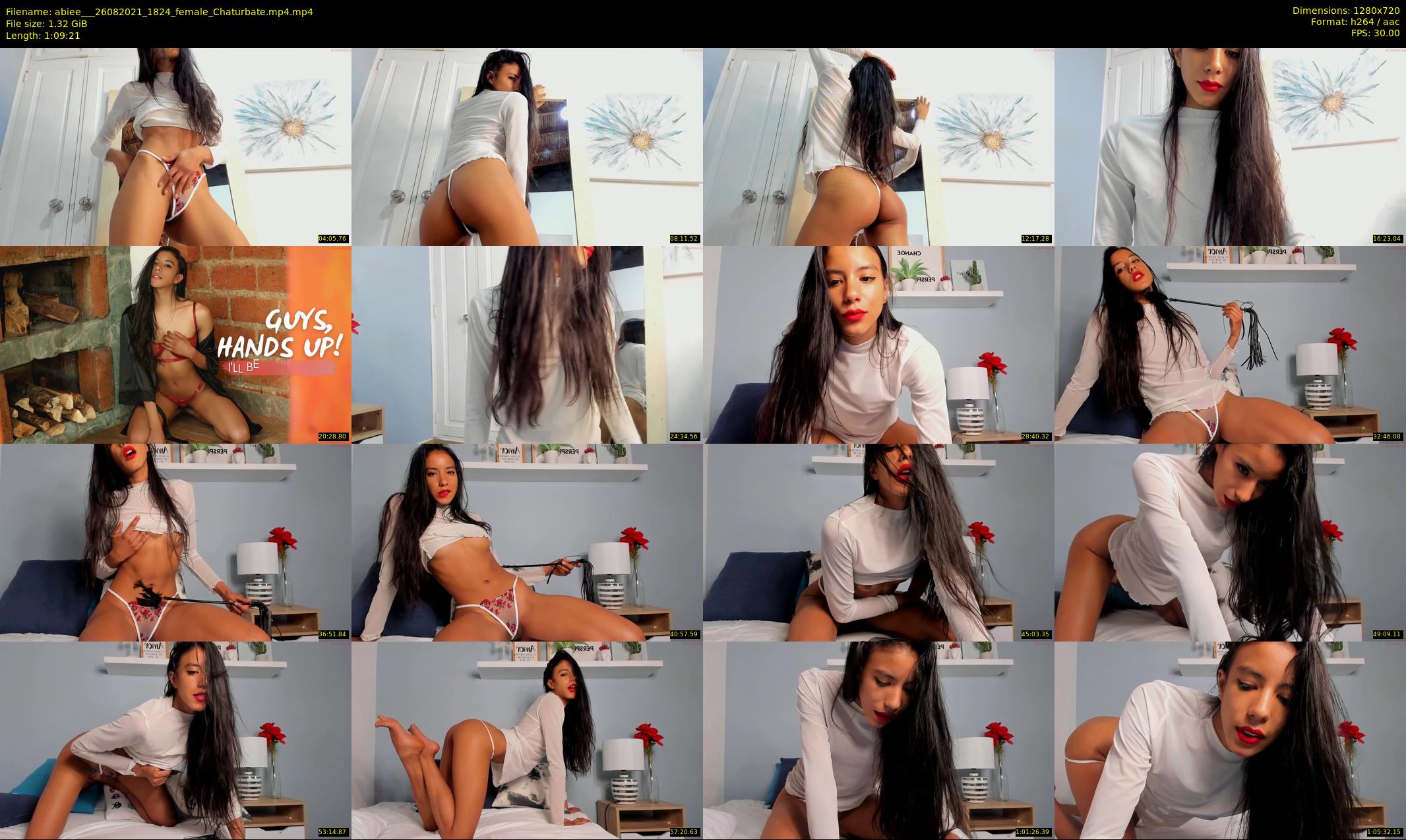 abiee__ — 70 minute Chaturbate female cam show recording, 720p, Aug 26, 2021