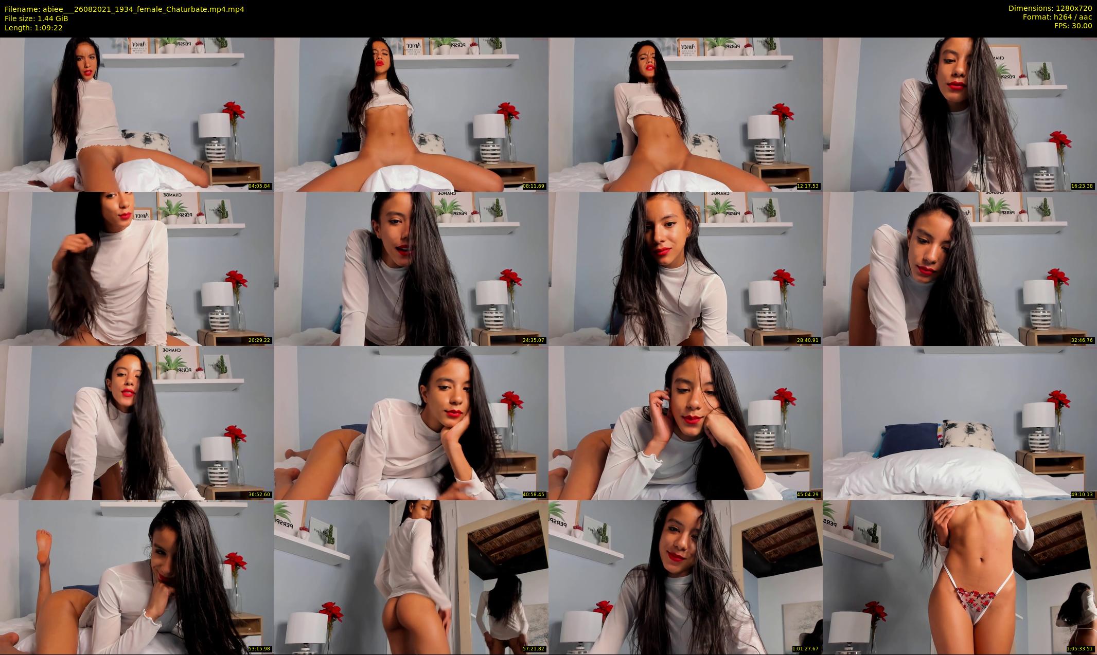 abiee__ — 70 minute Chaturbate female cam show recording, 720p, Aug 26, 2021