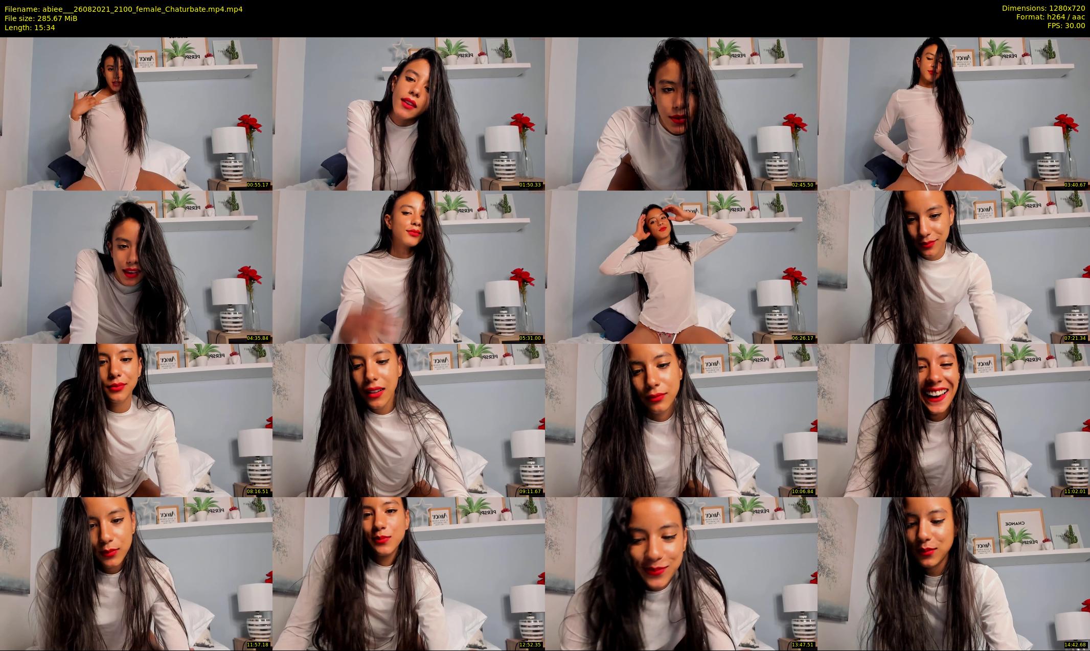 abiee__ — 16 minute Chaturbate female cam show recording, 720p, Aug 26, 2021