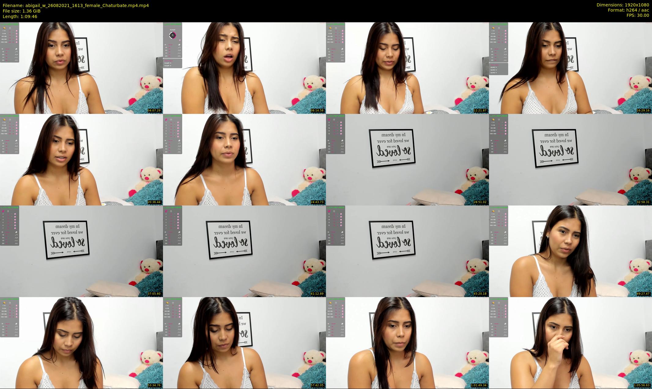 abigail_w — 70 minute Chaturbate female cam show recording, 1080p, Aug 26, 2021