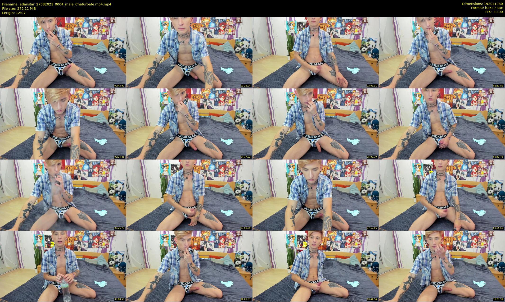 adanstar — 13 minute Chaturbate male cam show recording, 1080p, Aug 27, 2021