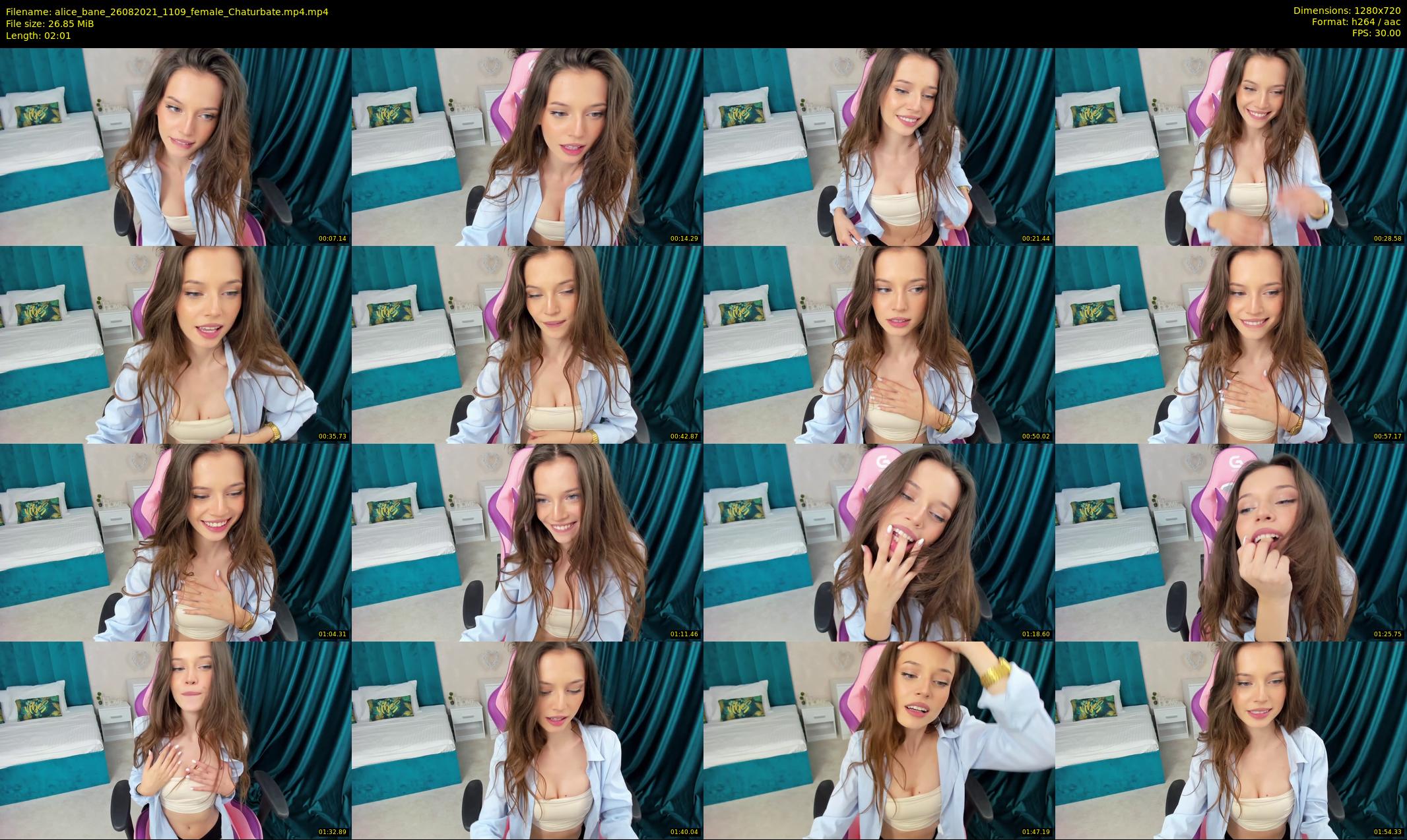 alice_bane — 3 minute Chaturbate female cam show recording, 720p, Aug 26, 2021