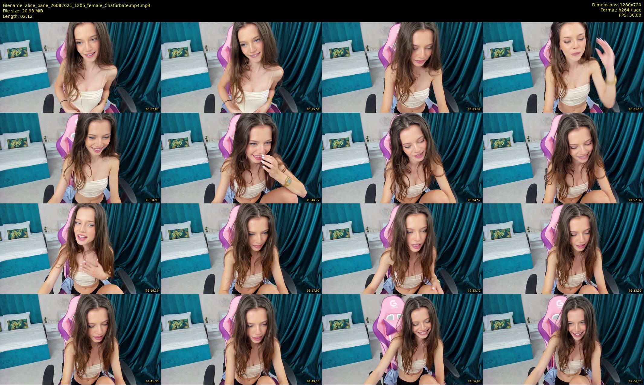 alice_bane — 3 minute Chaturbate female cam show recording, 720p, Aug 26, 2021