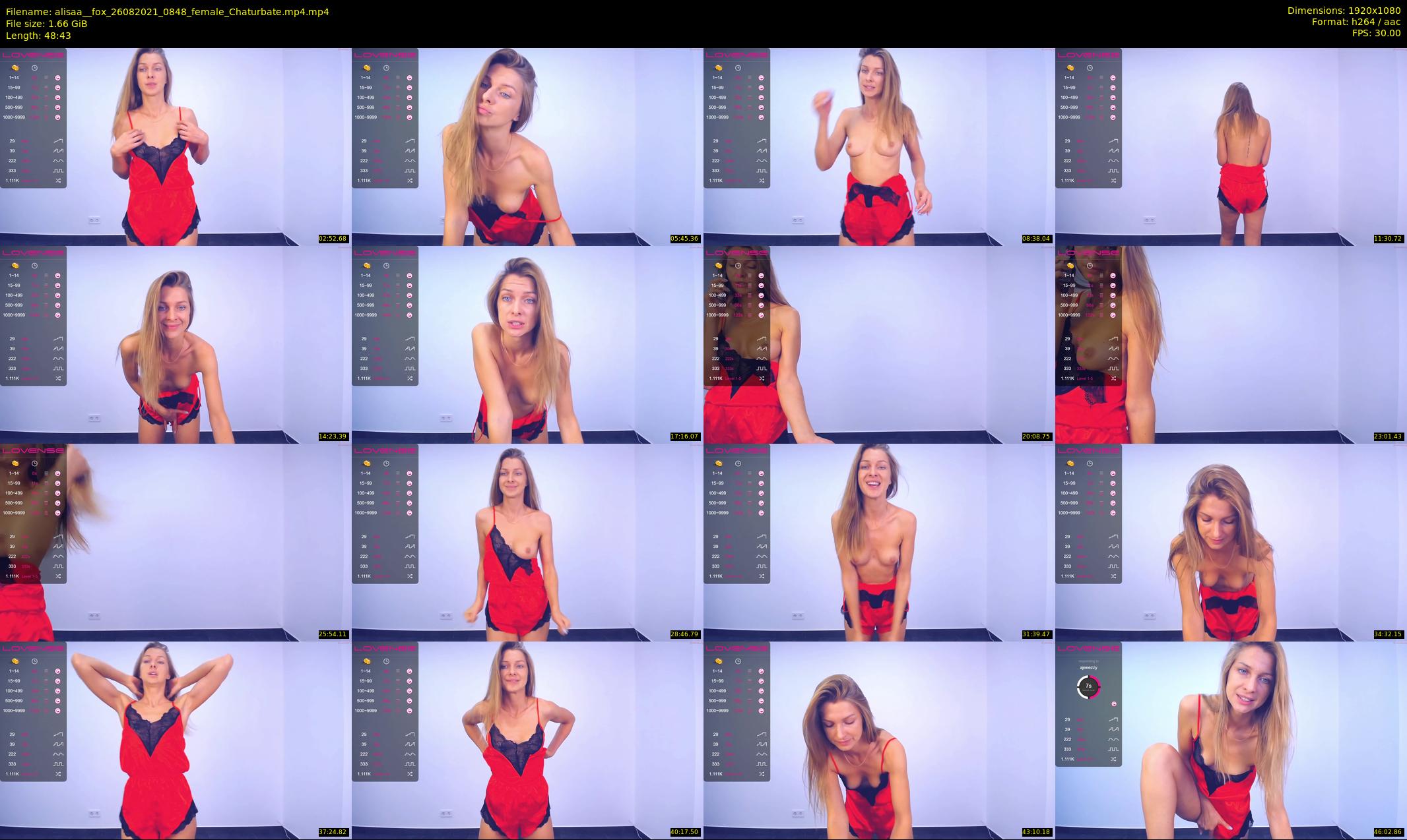 alisaa__fox — 49 minute Chaturbate female cam show recording, 1080p, Aug 26, 2021