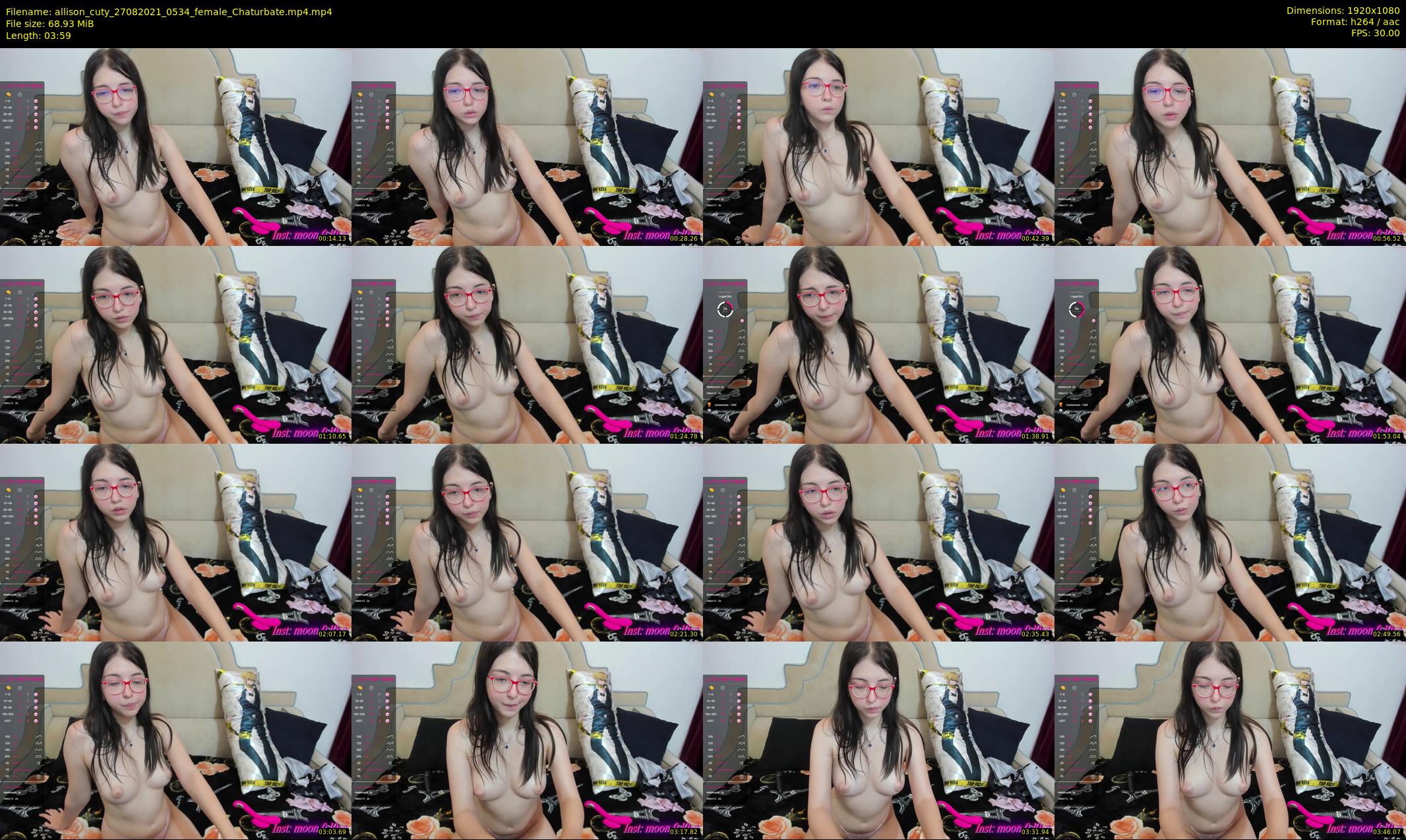 allison_cuty — 4 minute Chaturbate female cam show recording, 1080p, Aug 27, 2021