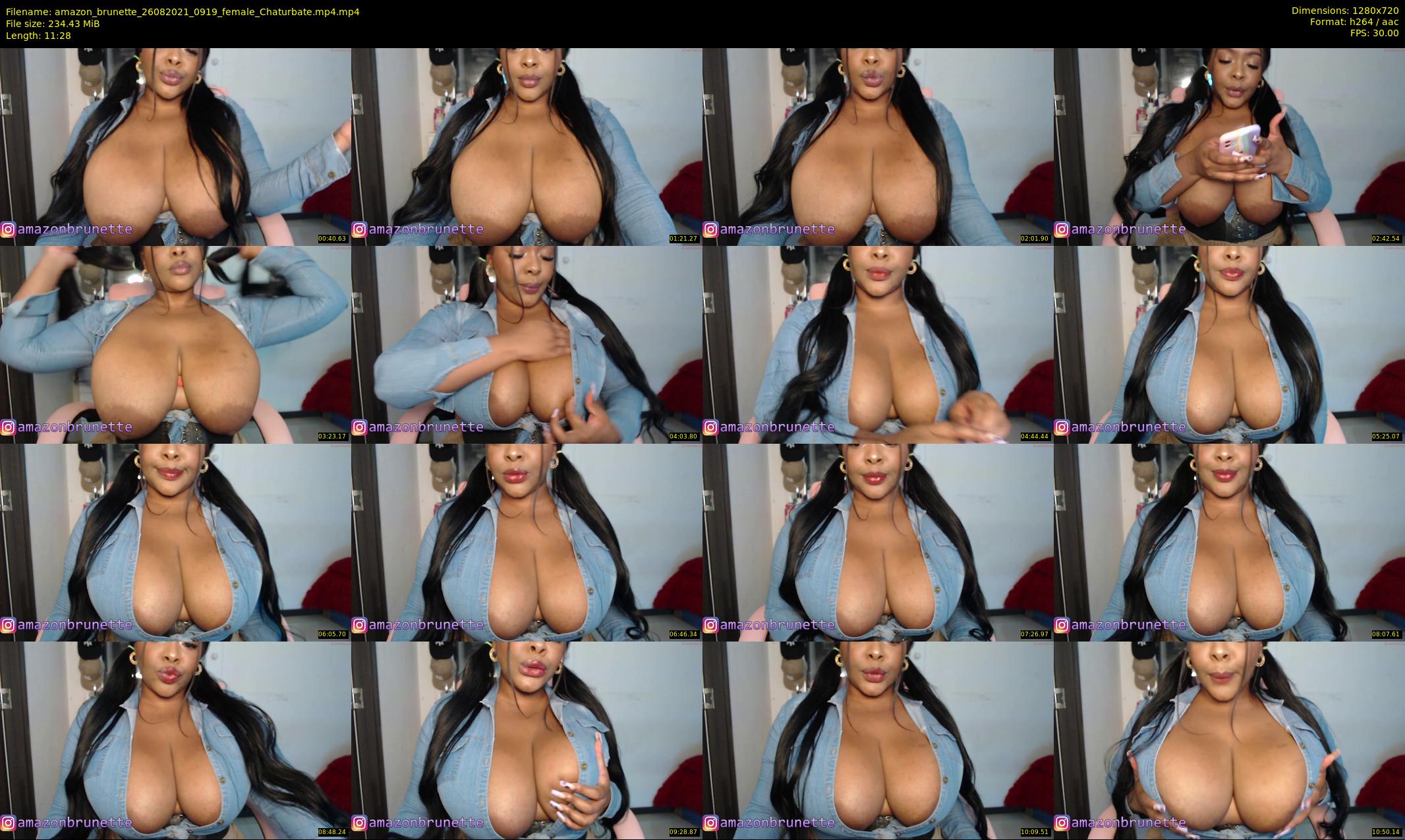 amazon_brunette — 12 minute Chaturbate female cam show recording, 720p, Aug 26, 2021