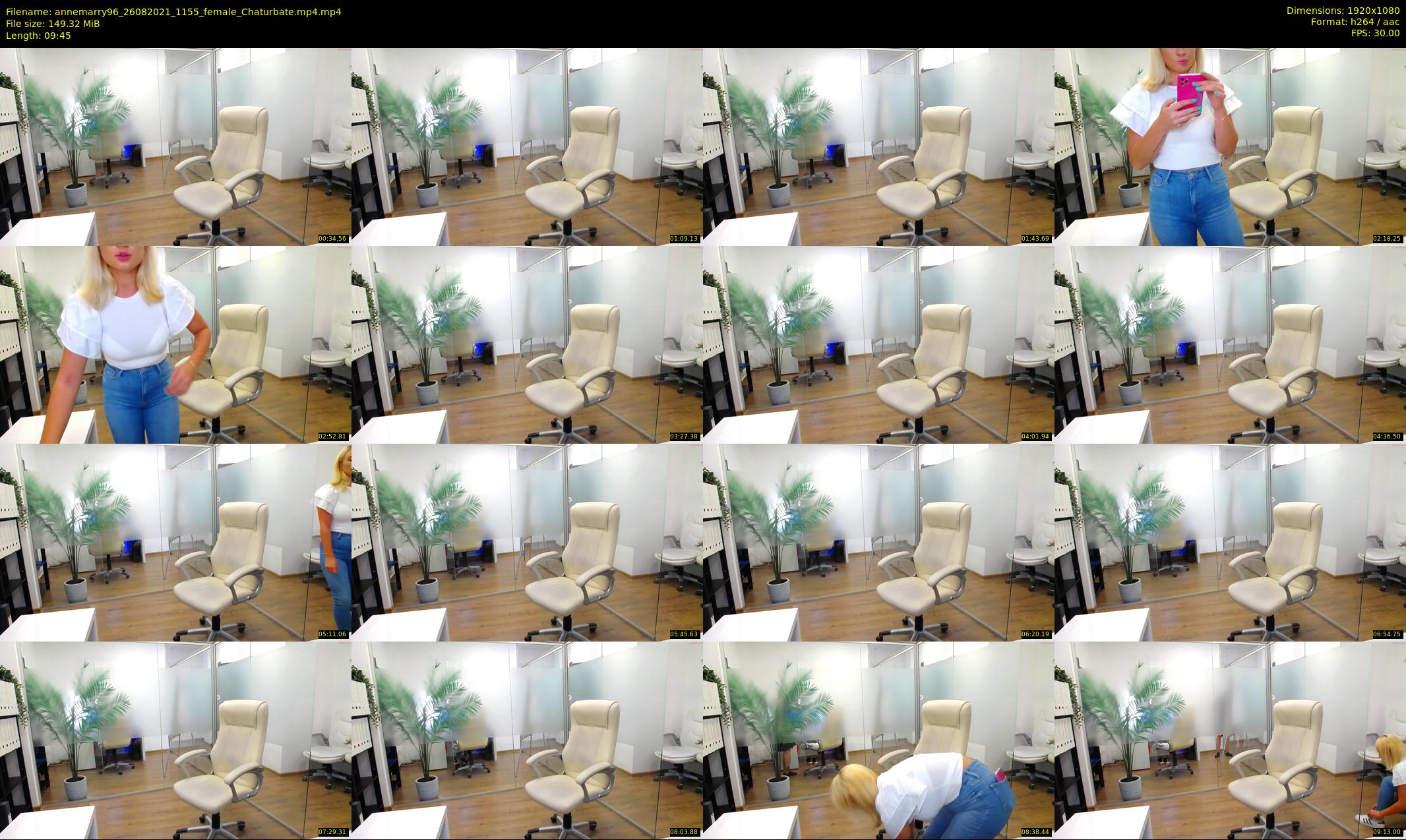 annemarry96 — 10 minute Chaturbate female cam show recording, 1080p, Aug 26, 2021