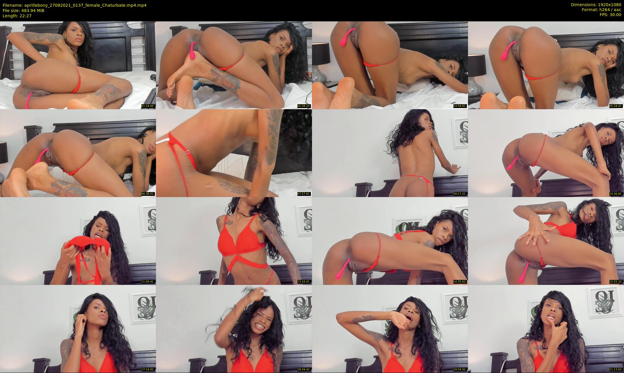 aprillebony — 23 minute Chaturbate female cam show recording, 1080p, Aug 27, 2021