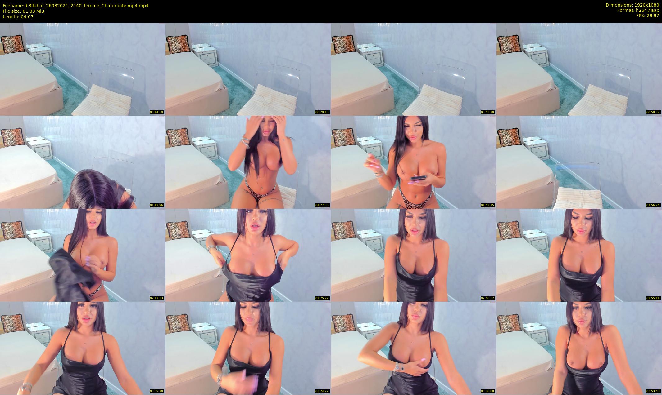 b3llahot — 5 minute Chaturbate female cam show recording, 1080p, Aug 26, 2021