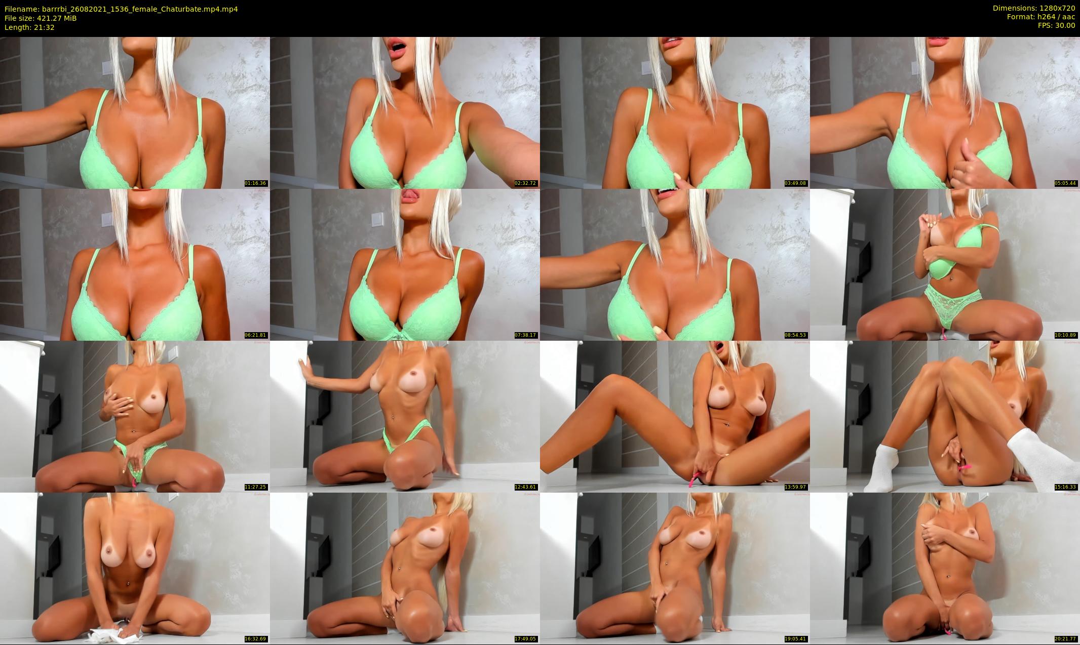 barrrbi — 22 minute Chaturbate female cam show recording, 720p, Aug 26, 2021