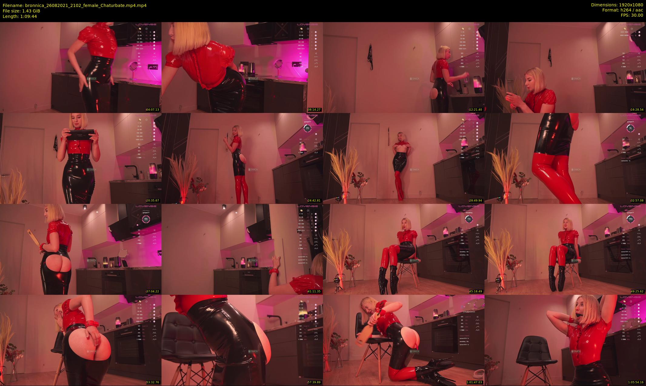 bronnica — 70 minute Chaturbate female cam show recording, 1080p, Aug 26, 2021