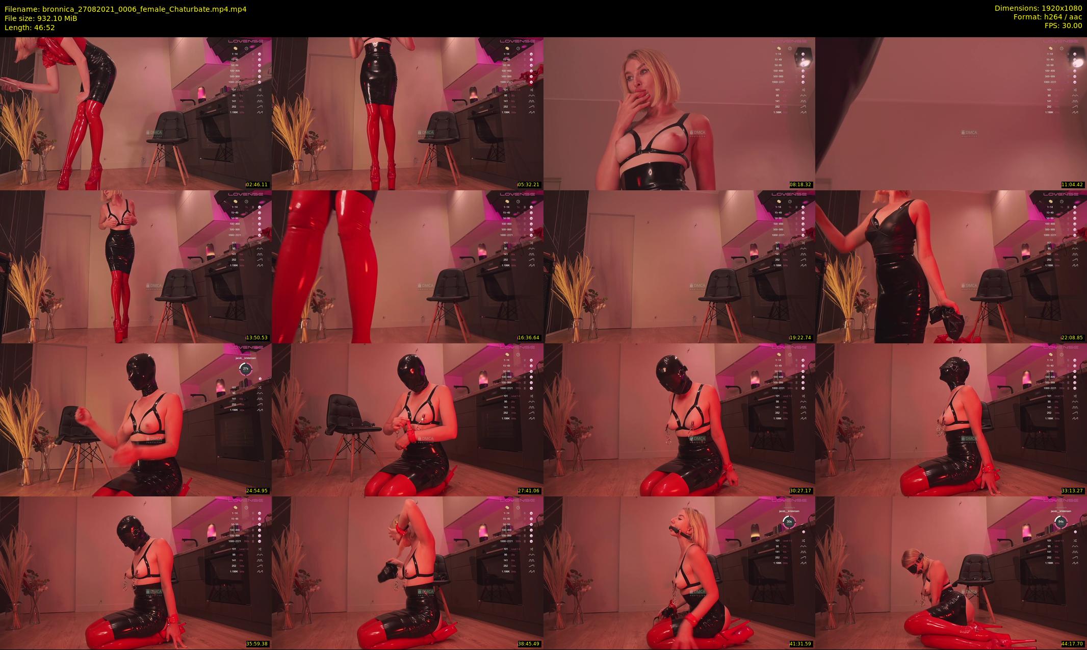 bronnica — 47 minute Chaturbate female cam show recording, 1080p, Aug 27, 2021