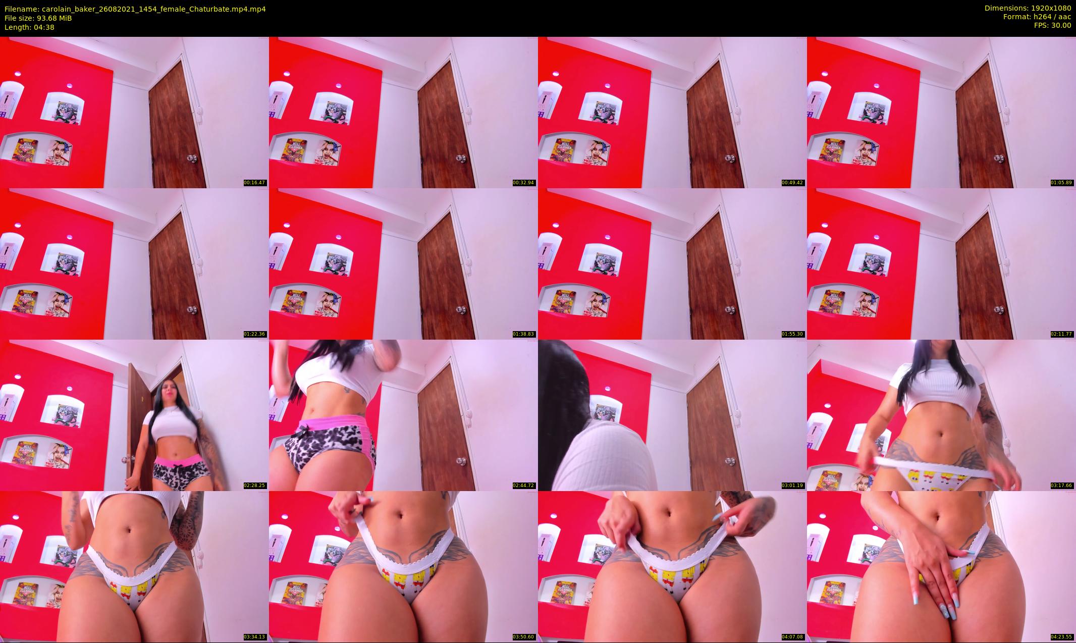 carolain_baker — 5 minute Chaturbate female cam show recording, 1080p, Aug 26, 2021