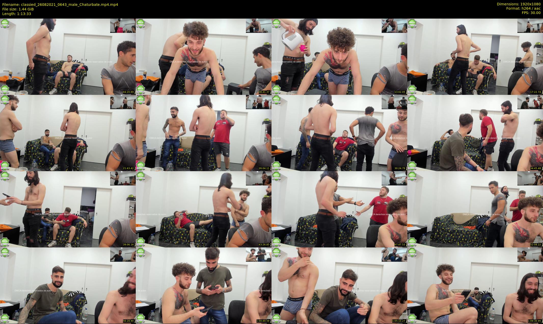 classied — 74 minute Chaturbate male cam show recording, 1080p, Aug 26, 2021