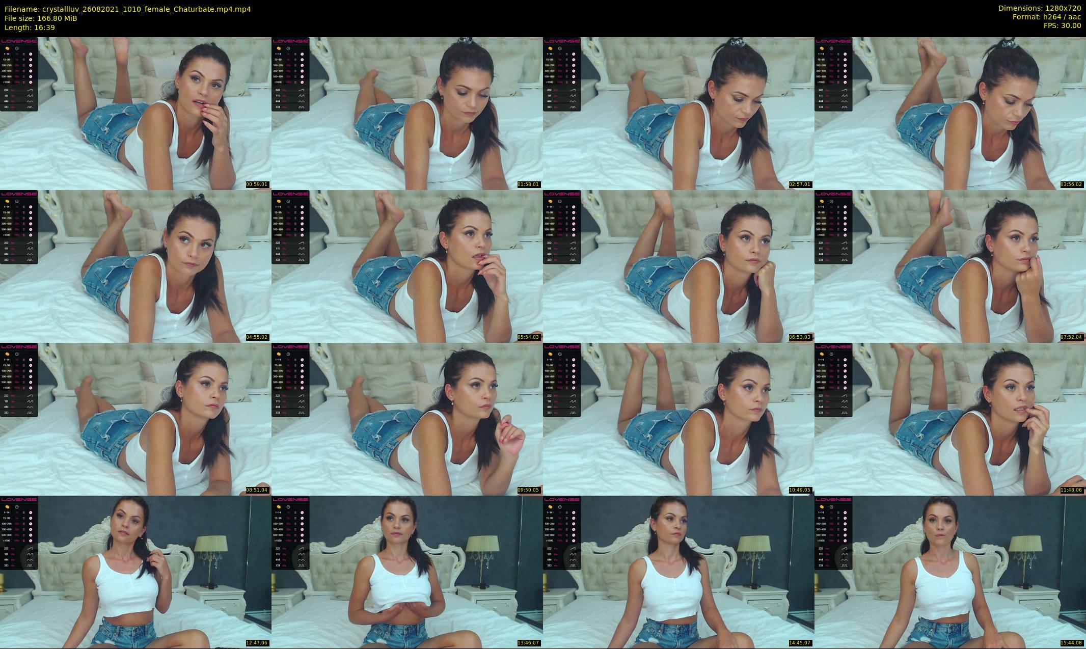 crystallluv — 17 minute Chaturbate female cam show recording, 720p, Aug 26, 2021