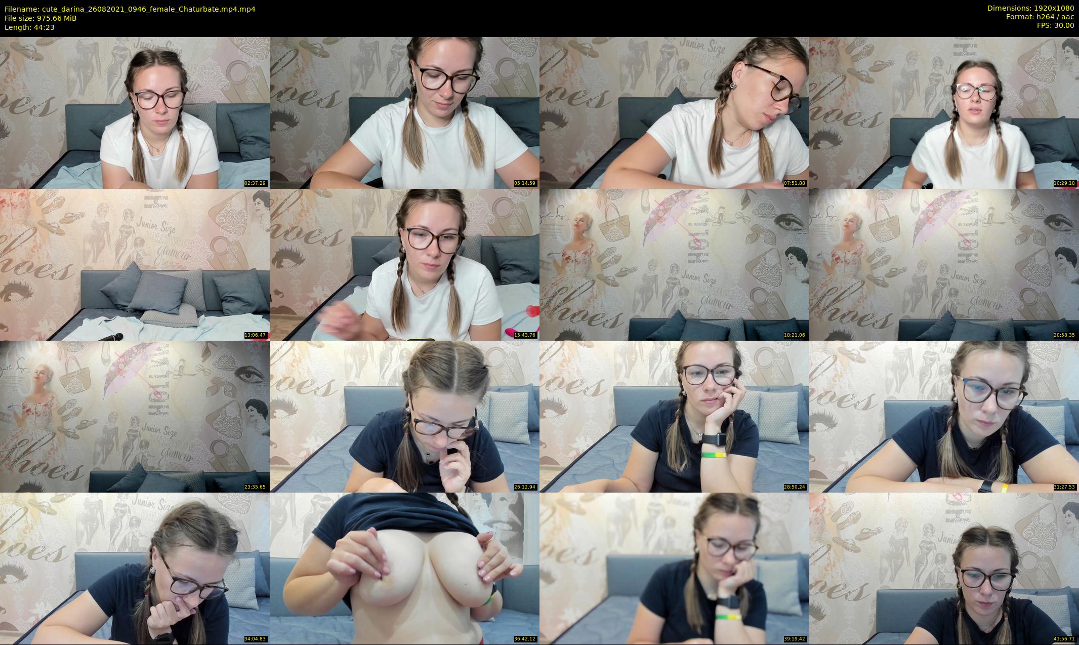 cute_darina — 45 minute Chaturbate female cam show recording, 1080p, Aug 26, 2021