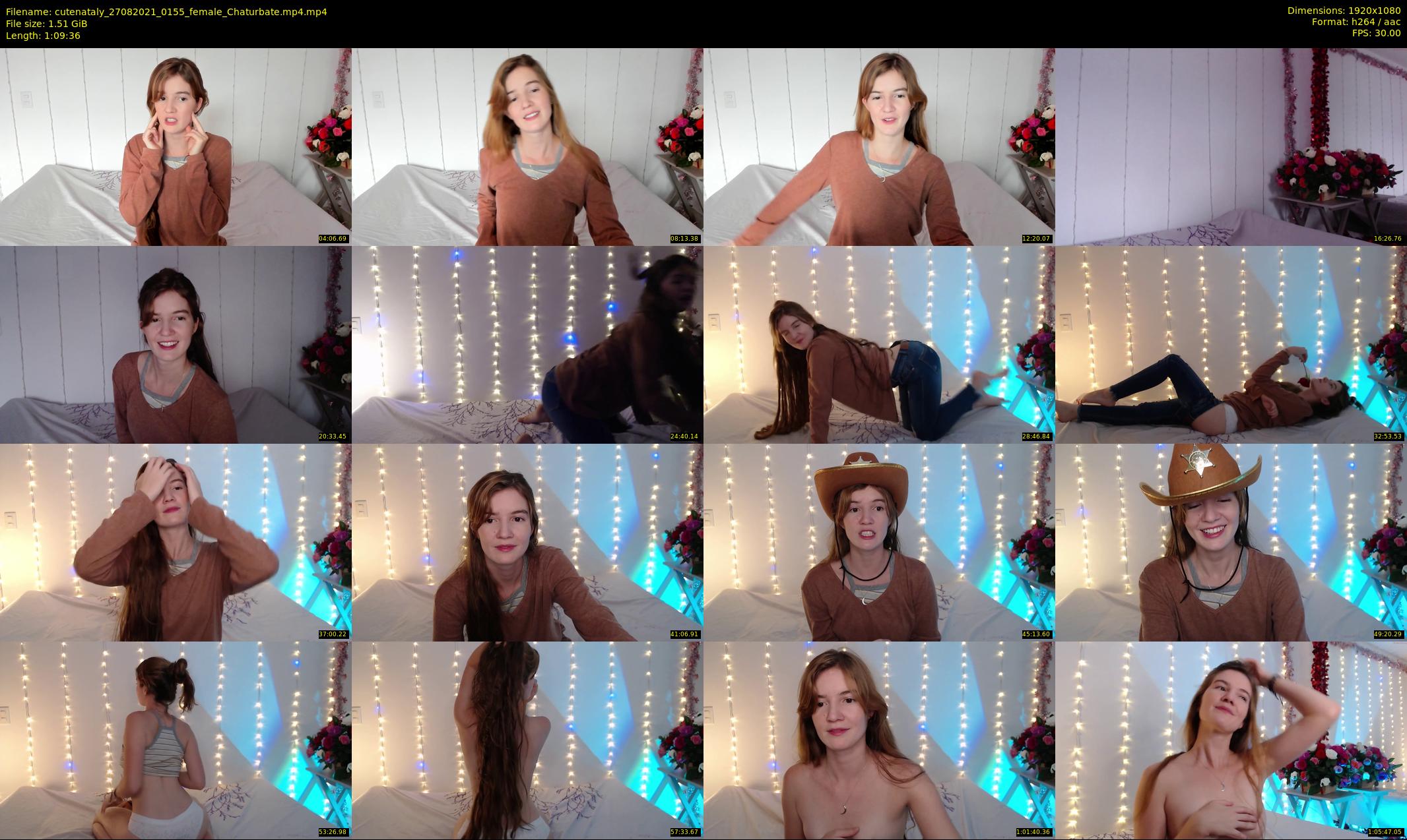 cutenataly — 70 minute Chaturbate female cam show recording, 1080p, Aug 27, 2021