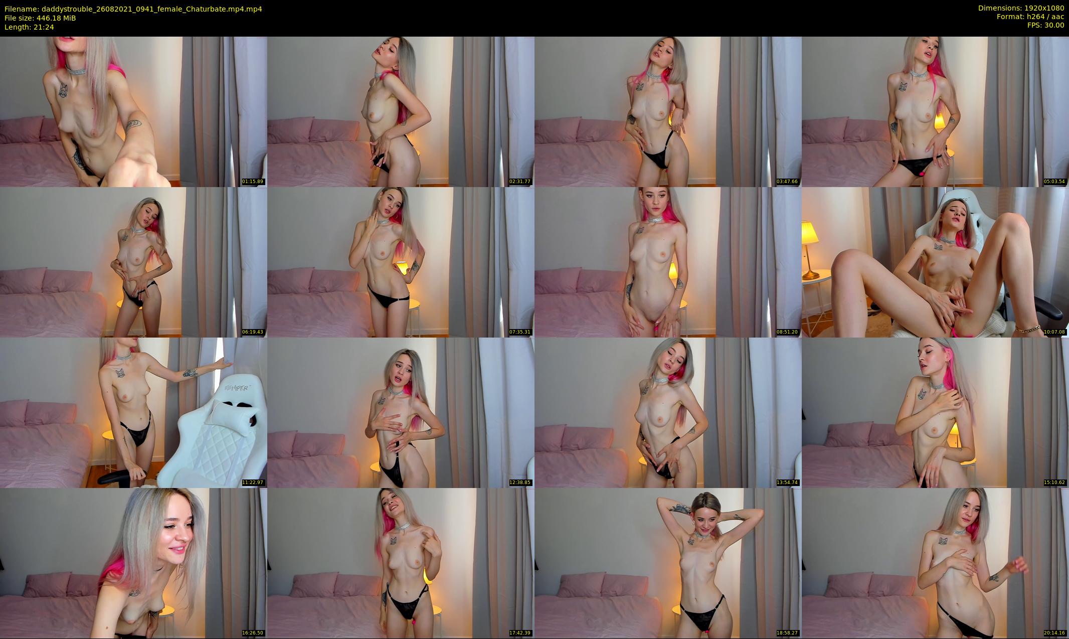 daddystrouble — 22 minute Chaturbate female cam show recording, 1080p, Aug 26, 2021
