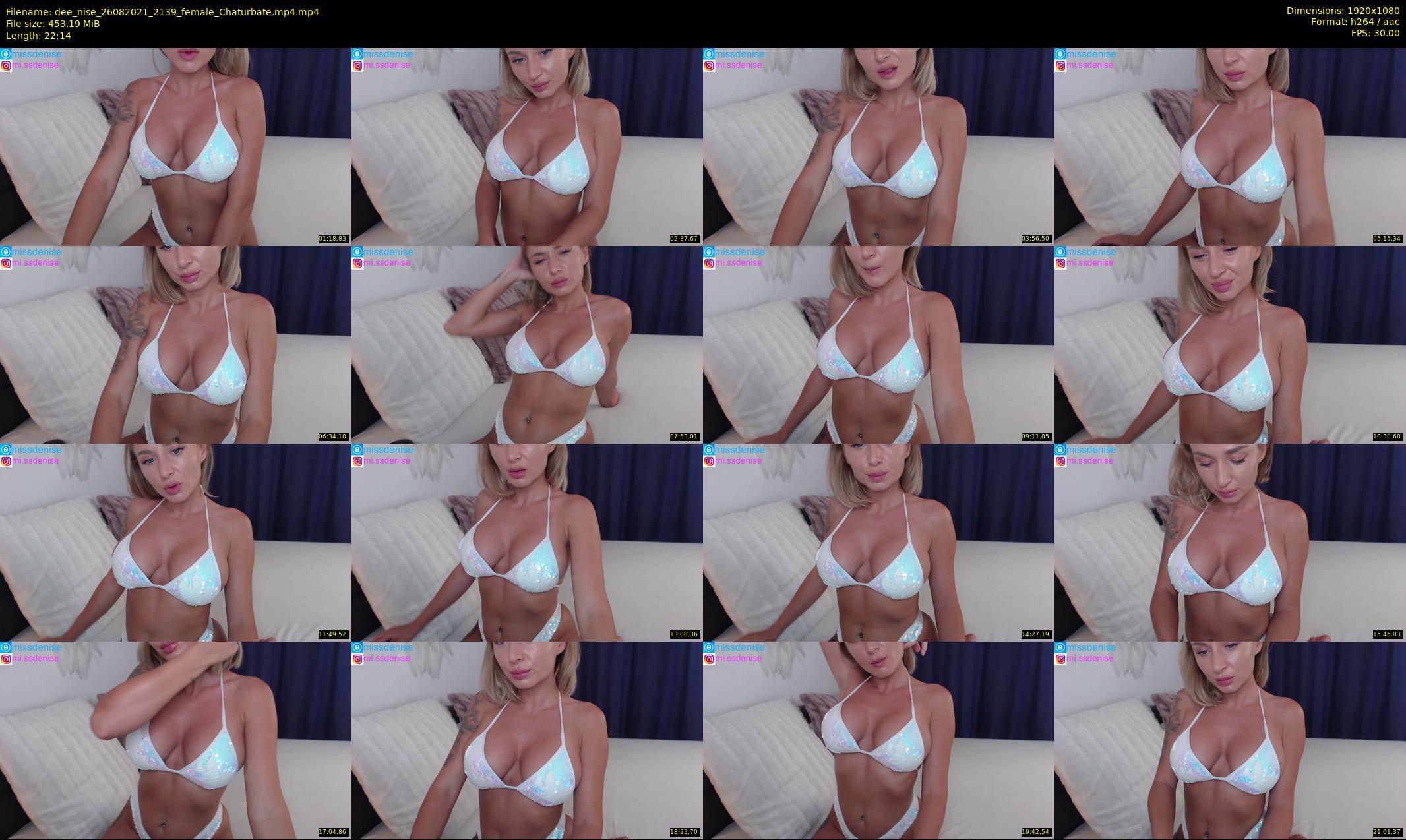 dee_nise — 23 minute Chaturbate female cam show recording, 1080p, Aug 26, 2021