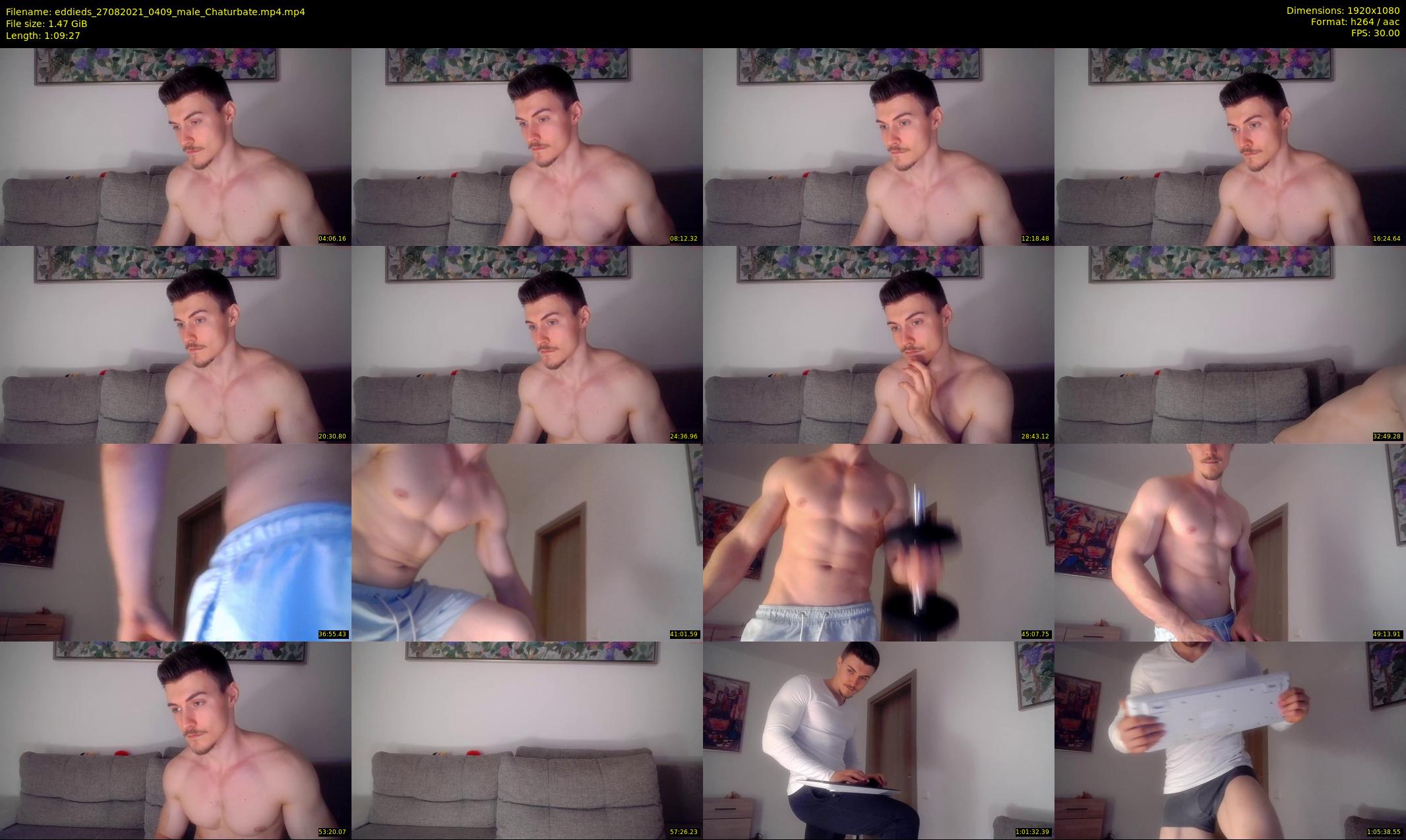 eddieds — 70 minute Chaturbate male cam show recording, 1080p, Aug 27, 2021