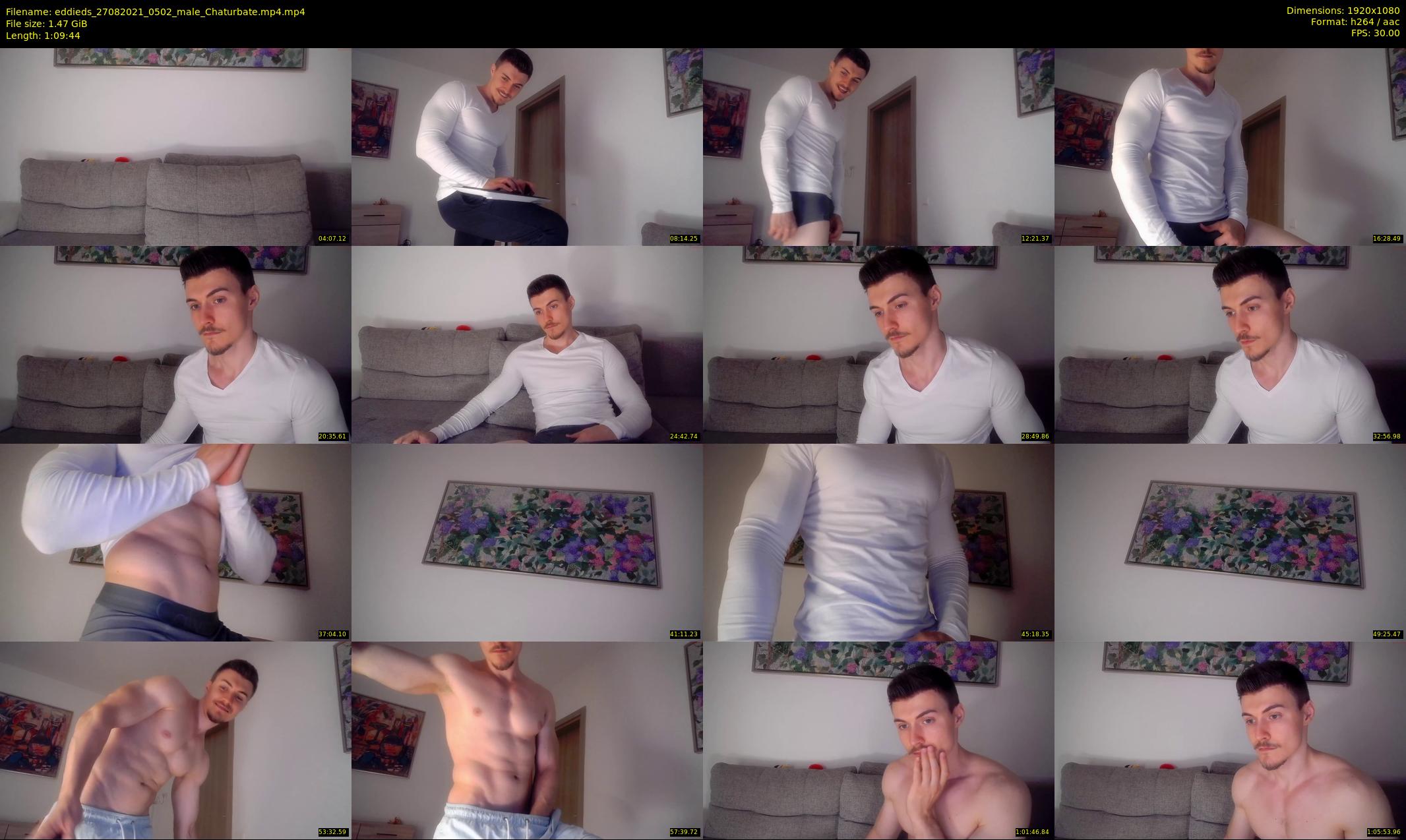 eddieds — 70 minute Chaturbate male cam show recording, 1080p, Aug 27, 2021