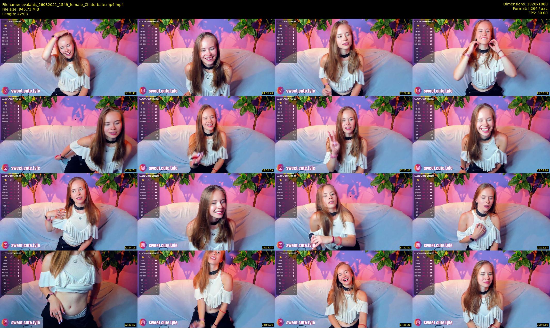 evalanis — 43 minute Chaturbate couple cam show recording, 1080p, Aug 26, 2021