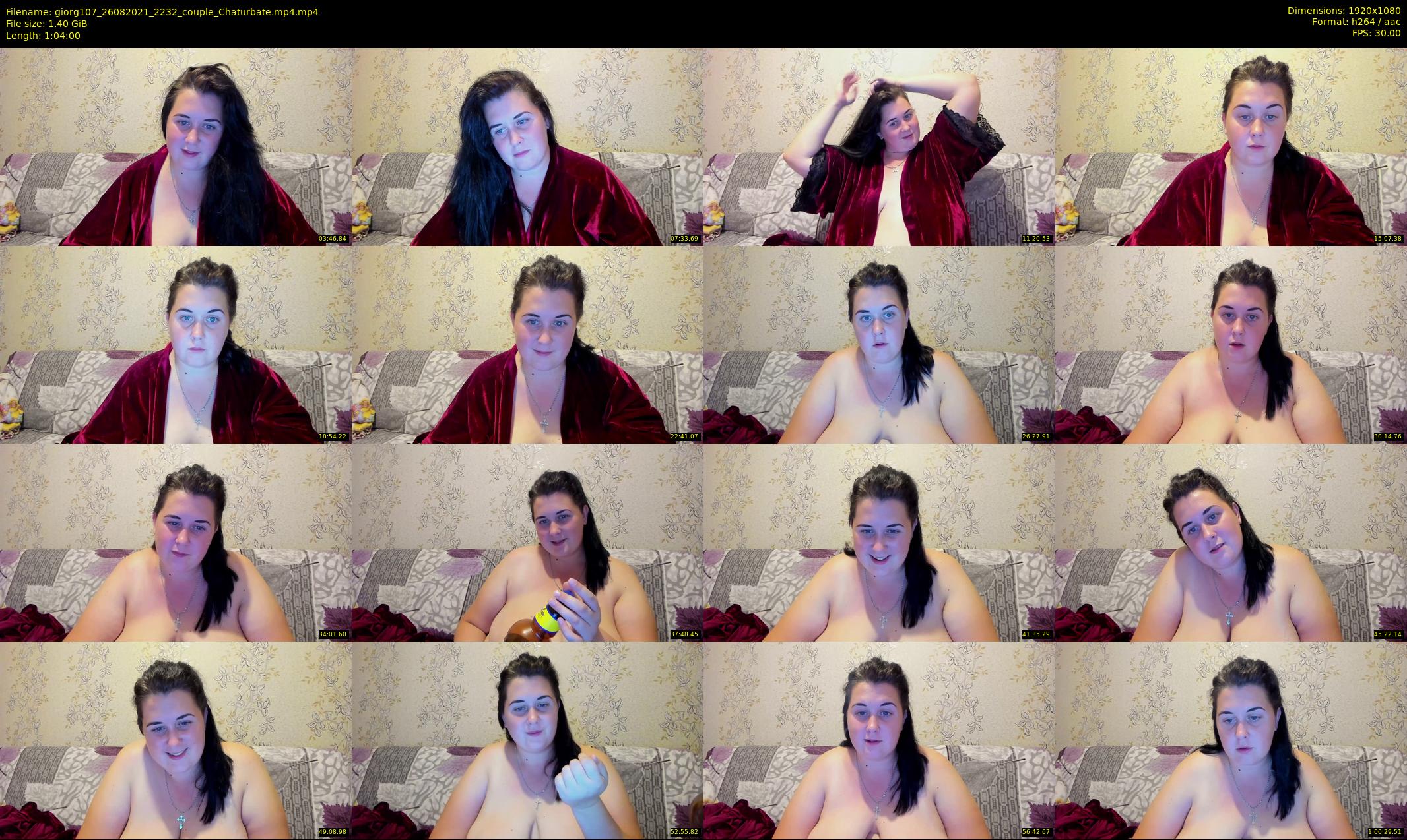 giorg107 — 64 minute Chaturbate couple cam show recording, 1080p, Aug 26, 2021