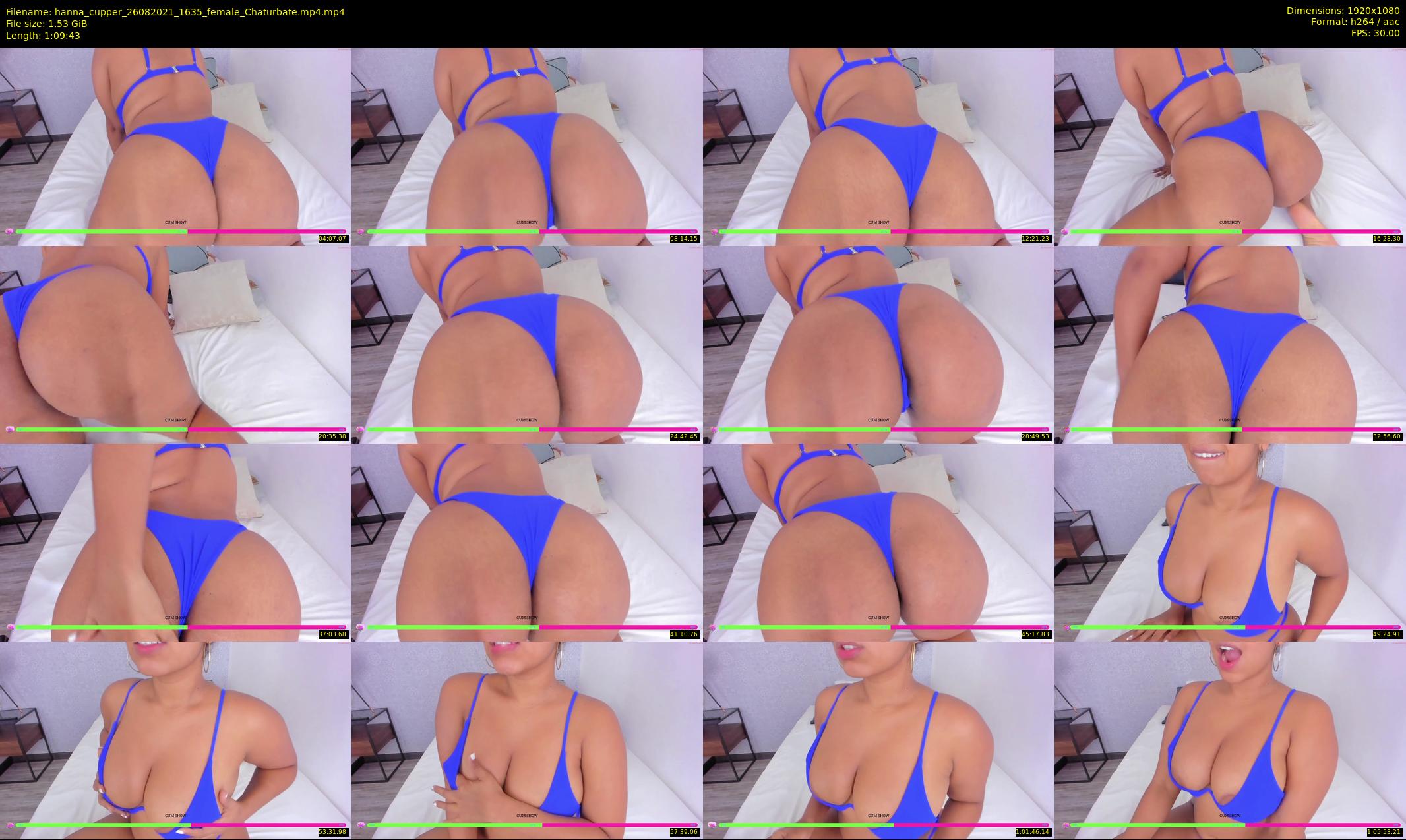 hanna_cupper — 70 minute Chaturbate female cam show recording, 1080p, Aug 26, 2021