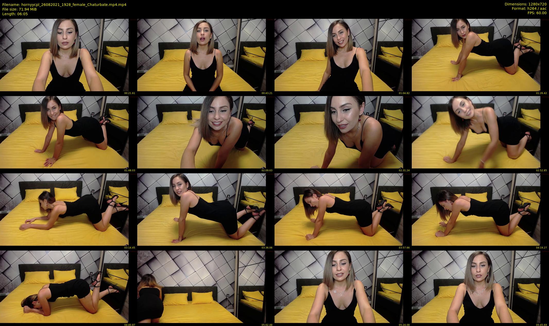hornyycpl — 7 minute Chaturbate couple cam show recording, 720p, Aug 26, 2021