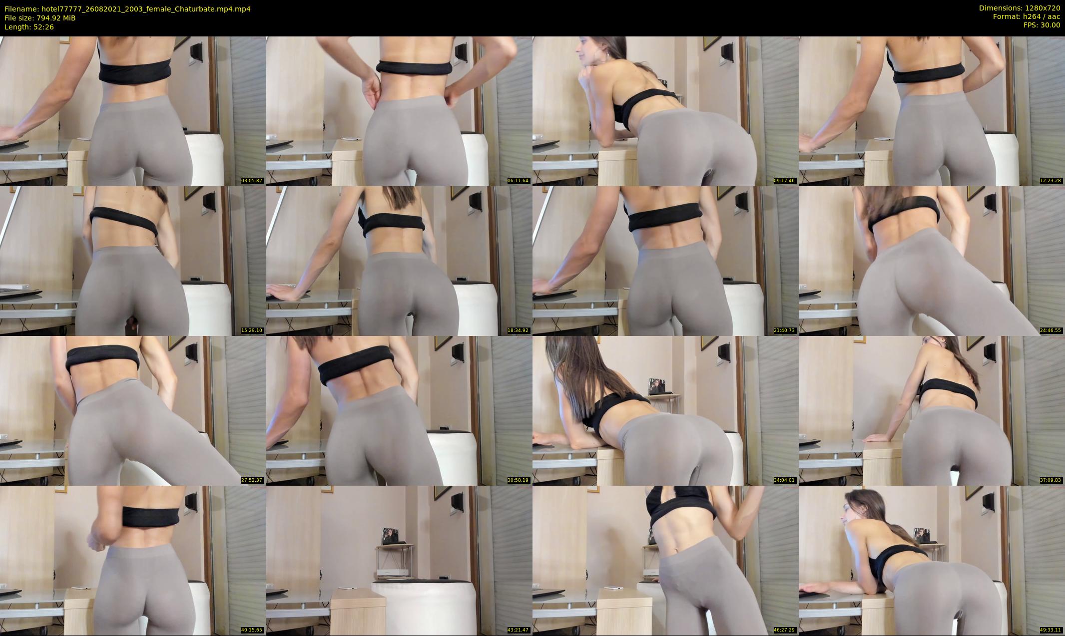hotel77777 — 53 minute Chaturbate female cam show recording, 720p, Aug 26, 2021