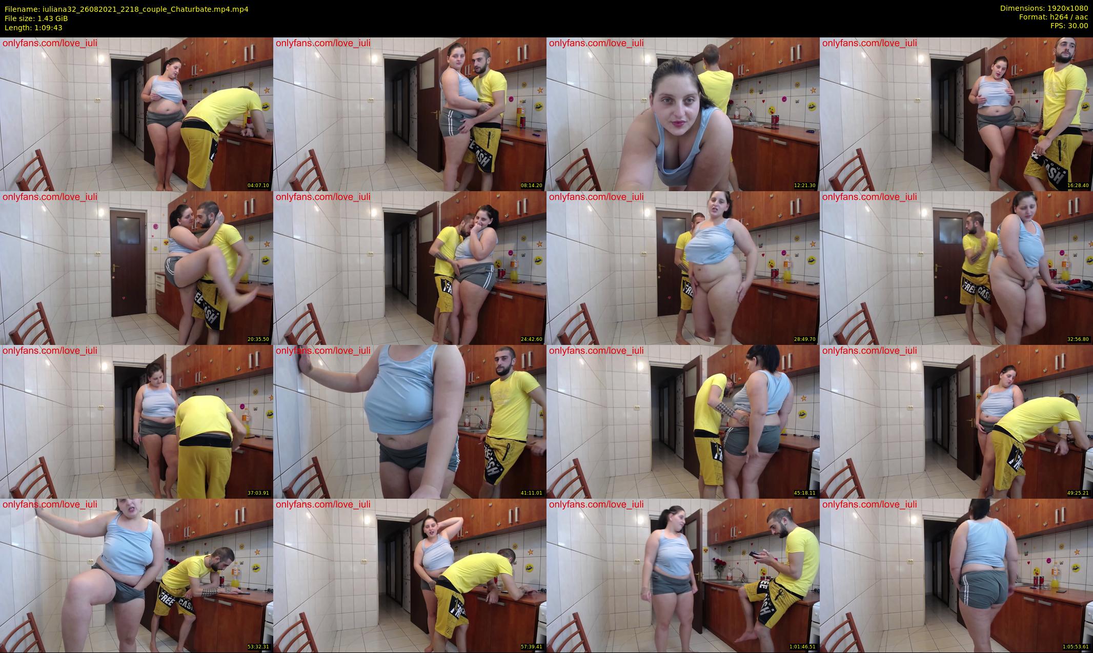 iuliana32 — 70 minute Chaturbate couple cam show recording, 1080p, Aug 26, 2021