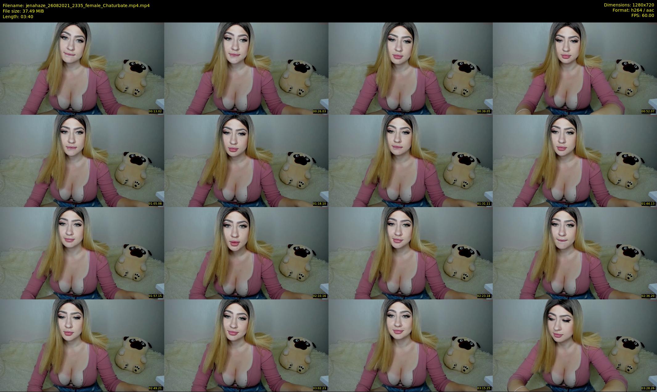 jenahaze — 4 minute Chaturbate female cam show recording, 720p, Aug 26, 2021