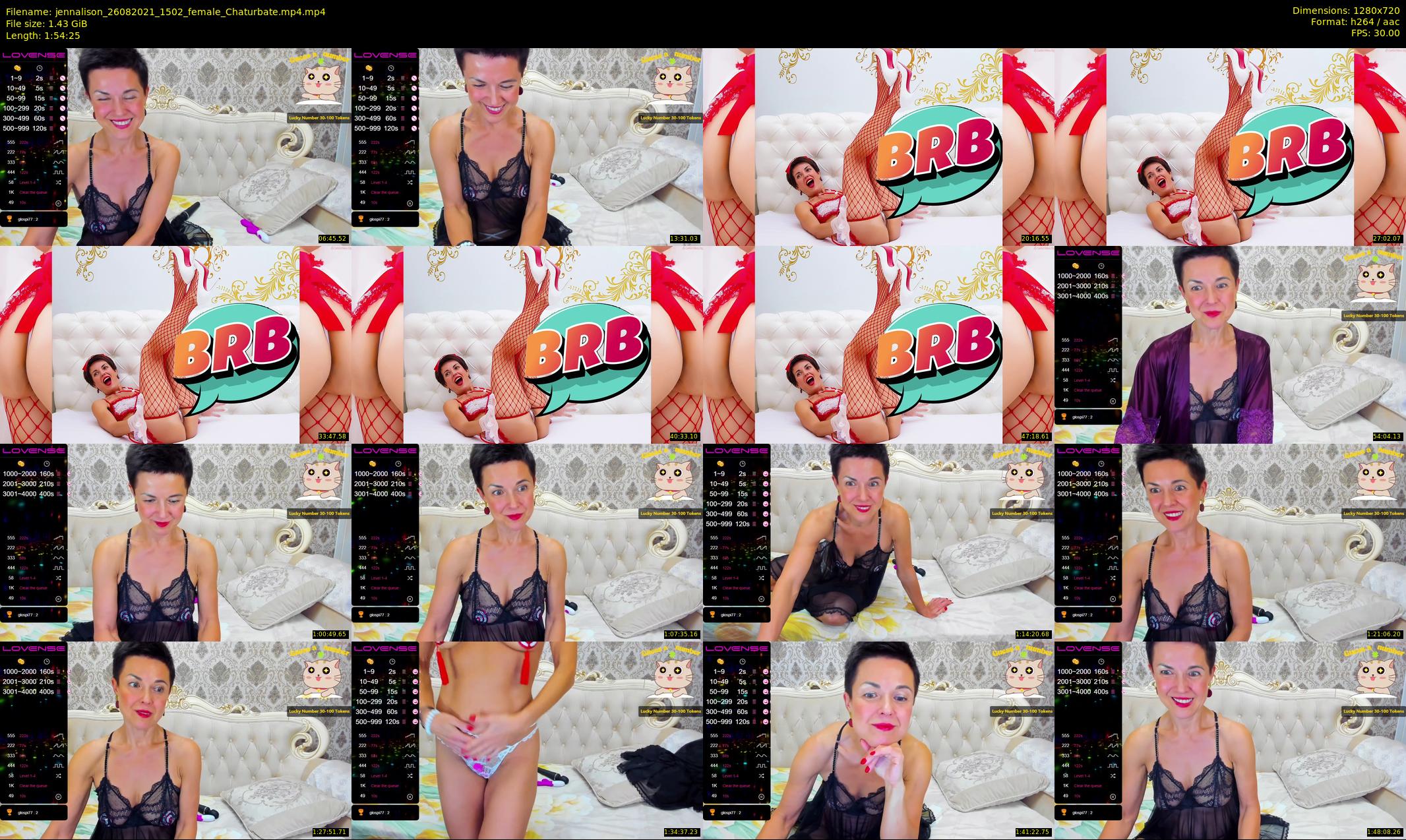 jennalison — 115 minute Chaturbate female cam show recording, 720p, Aug 26, 2021