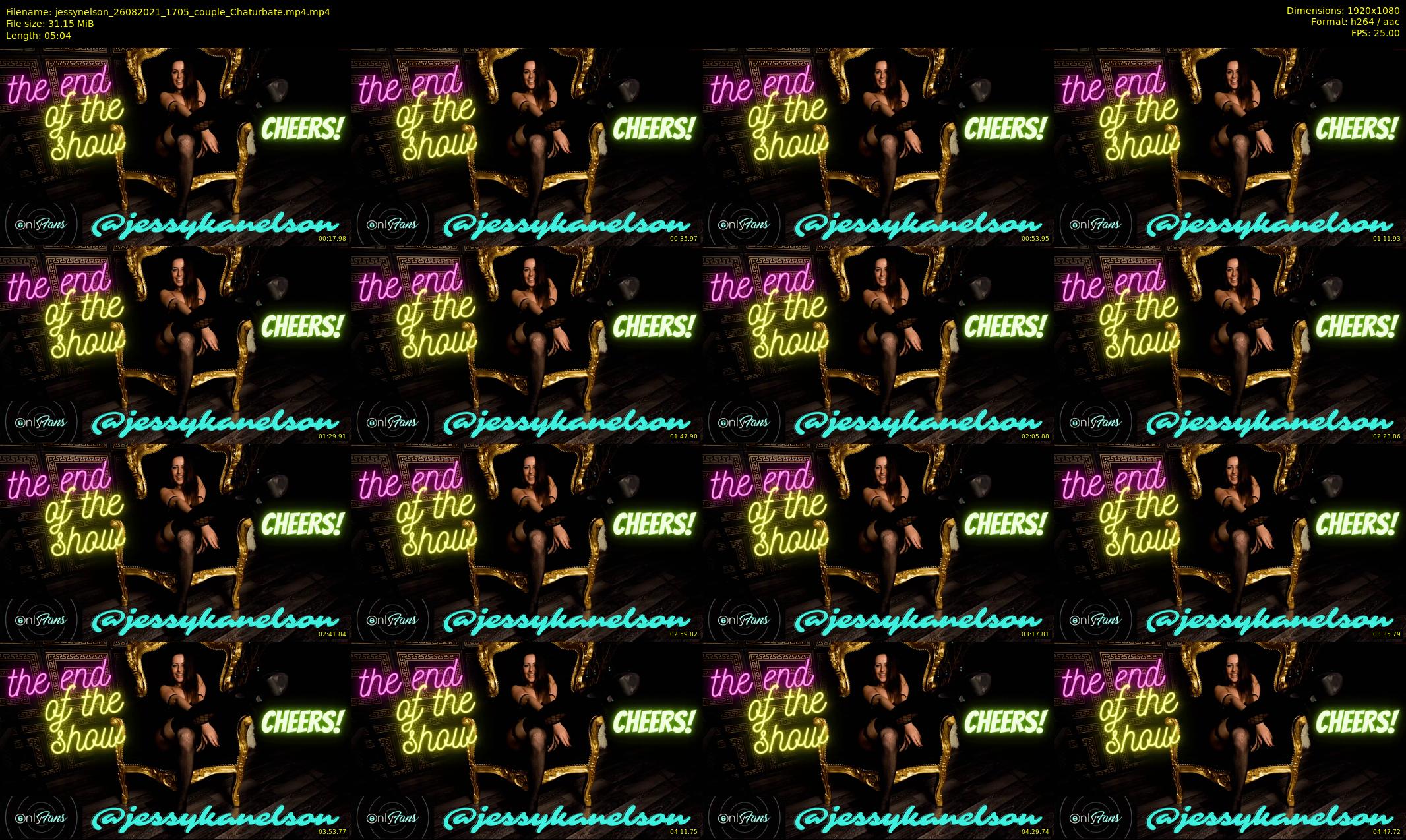 jessynelson — 6 minute Chaturbate female cam show recording, 1080p, Aug 26, 2021