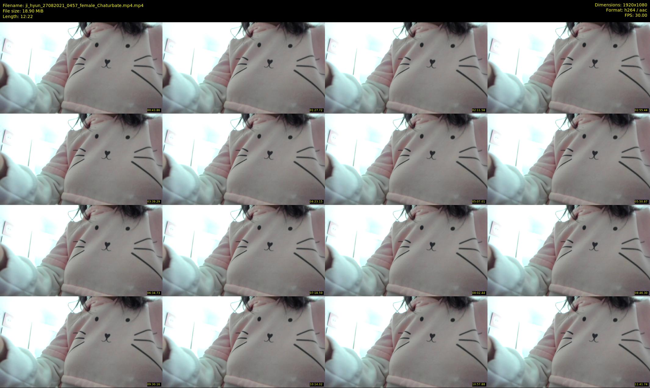 ji_hyun — 13 minute Chaturbate female cam show recording, 1080p, Aug 27, 2021