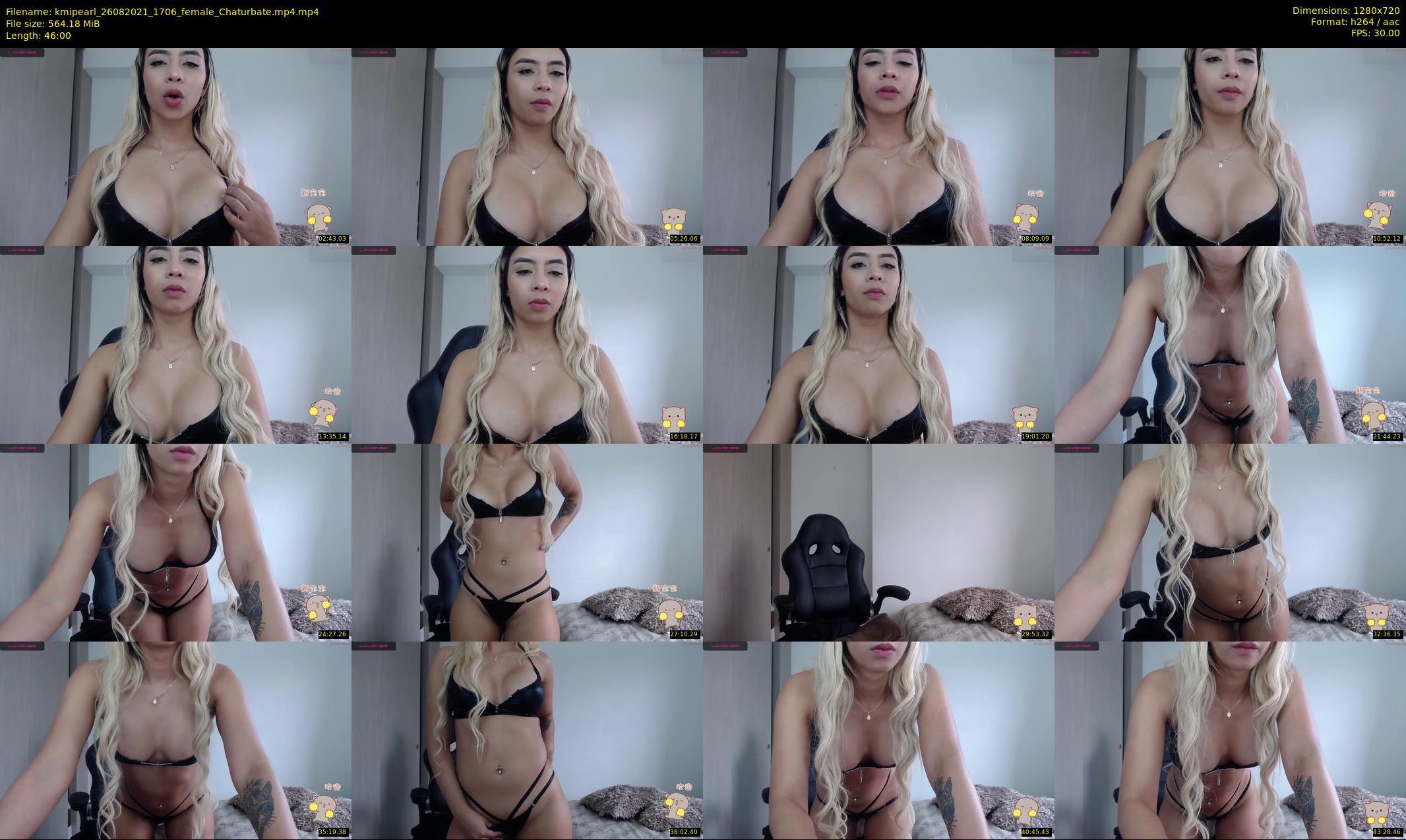 kmipearl — 46 minute Chaturbate female cam show recording, 720p, Aug 26, 2021