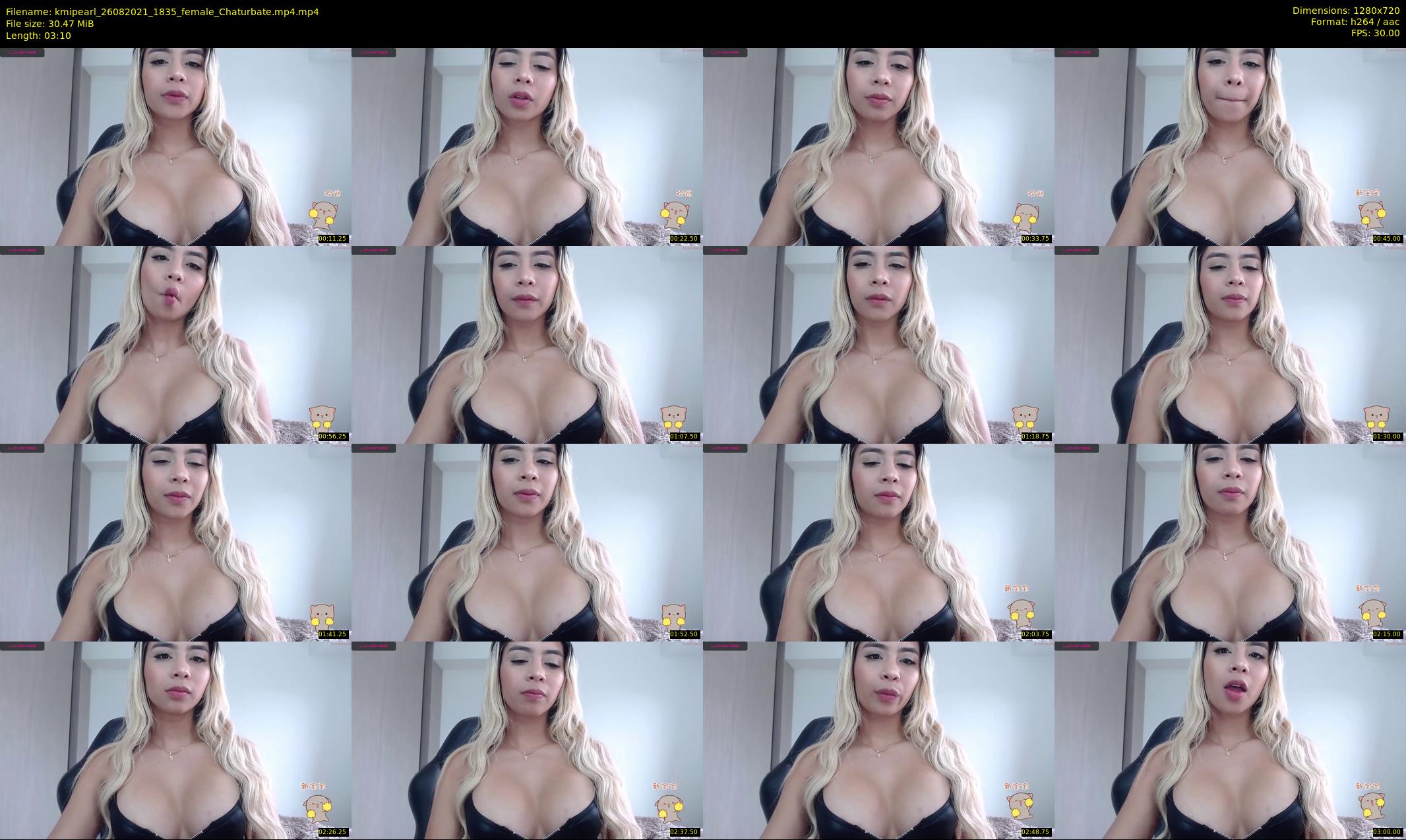 kmipearl — 4 minute Chaturbate female cam show recording, 720p, Aug 26, 2021