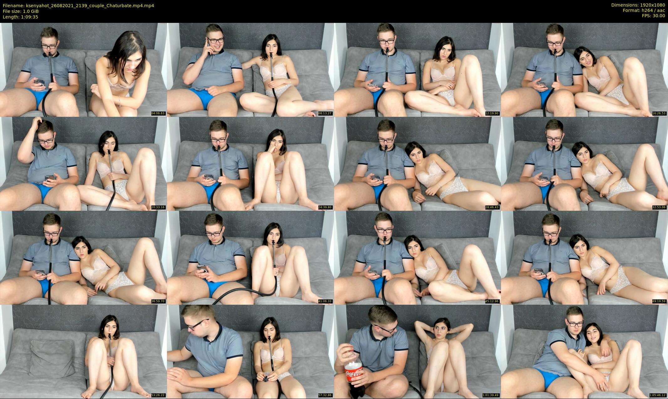 ksenyahot — 70 minute Chaturbate couple cam show recording, 1080p, Aug 26, 2021