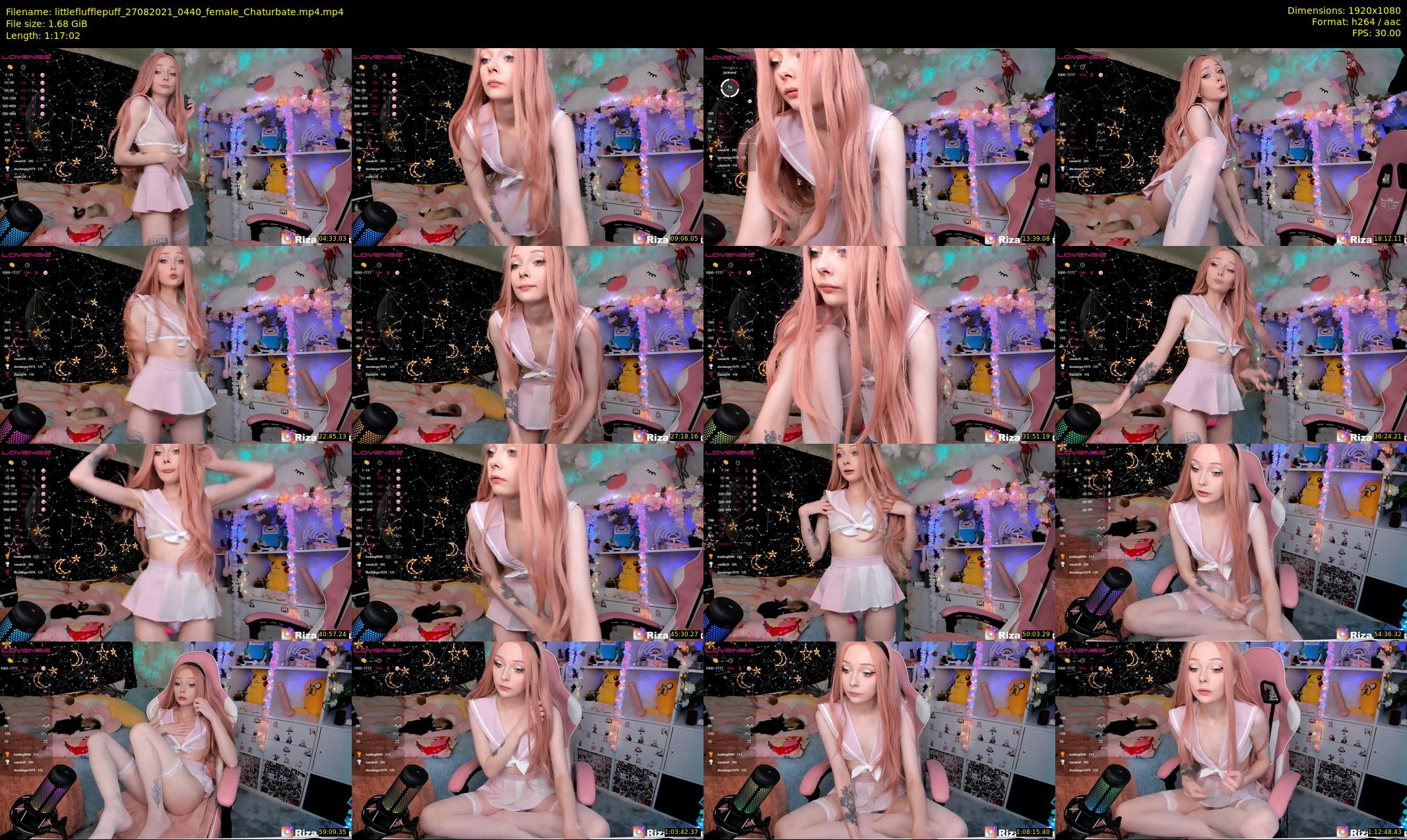 littleflufflepuff — 78 minute Chaturbate female cam show recording, 1080p, Aug 27, 2021