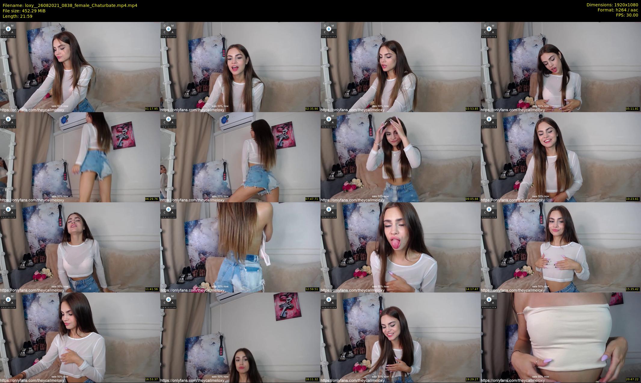 loxy_ — 22 minute Chaturbate female cam show recording, 1080p, Aug 26, 2021